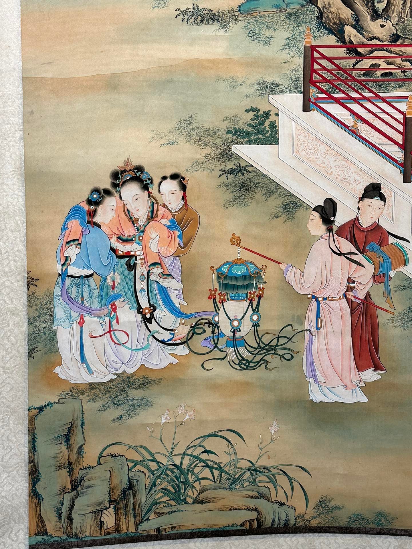 Chinese scroll painting Gu Luo