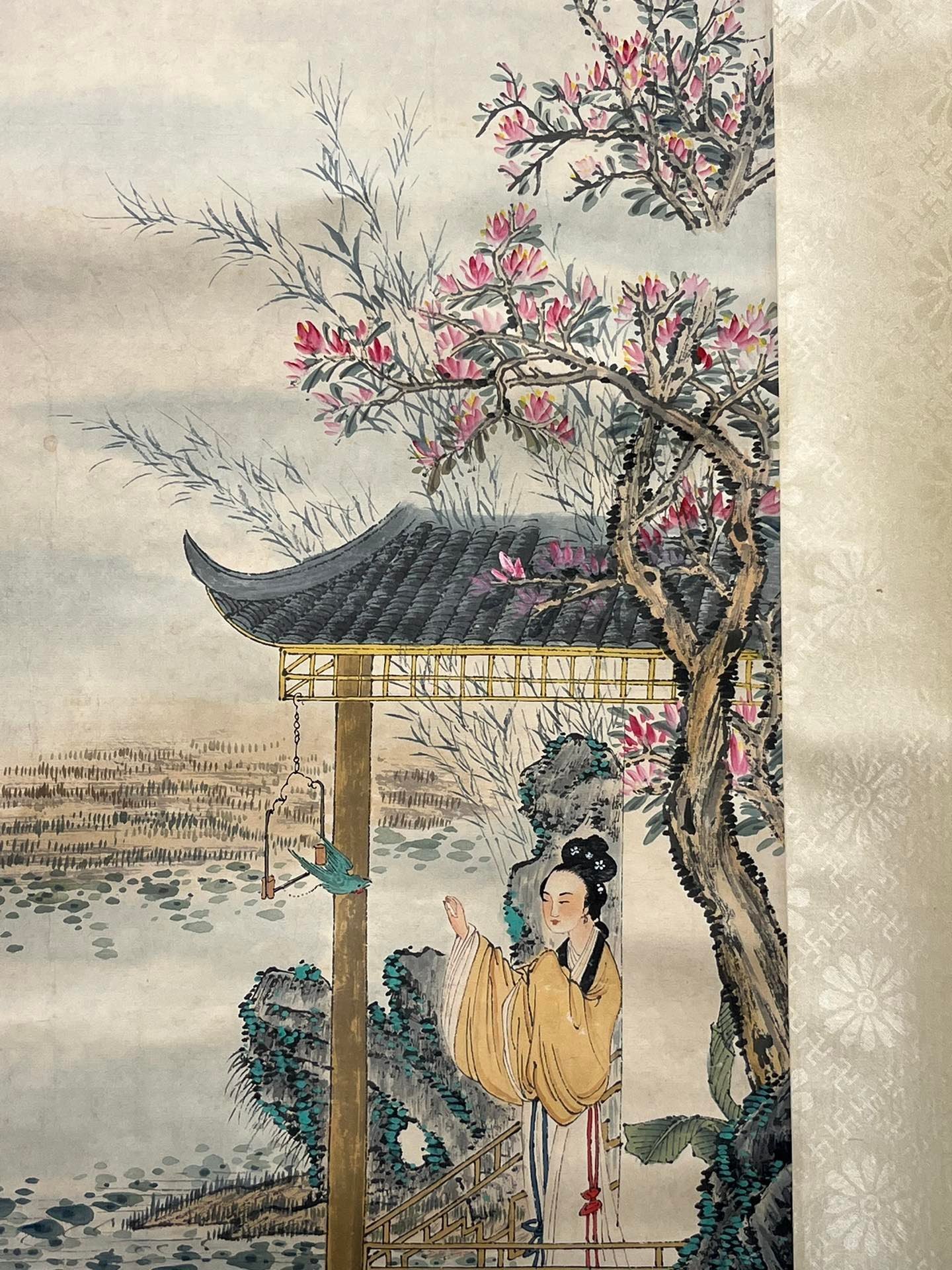 Chinese scroll painting Feng Chaoran