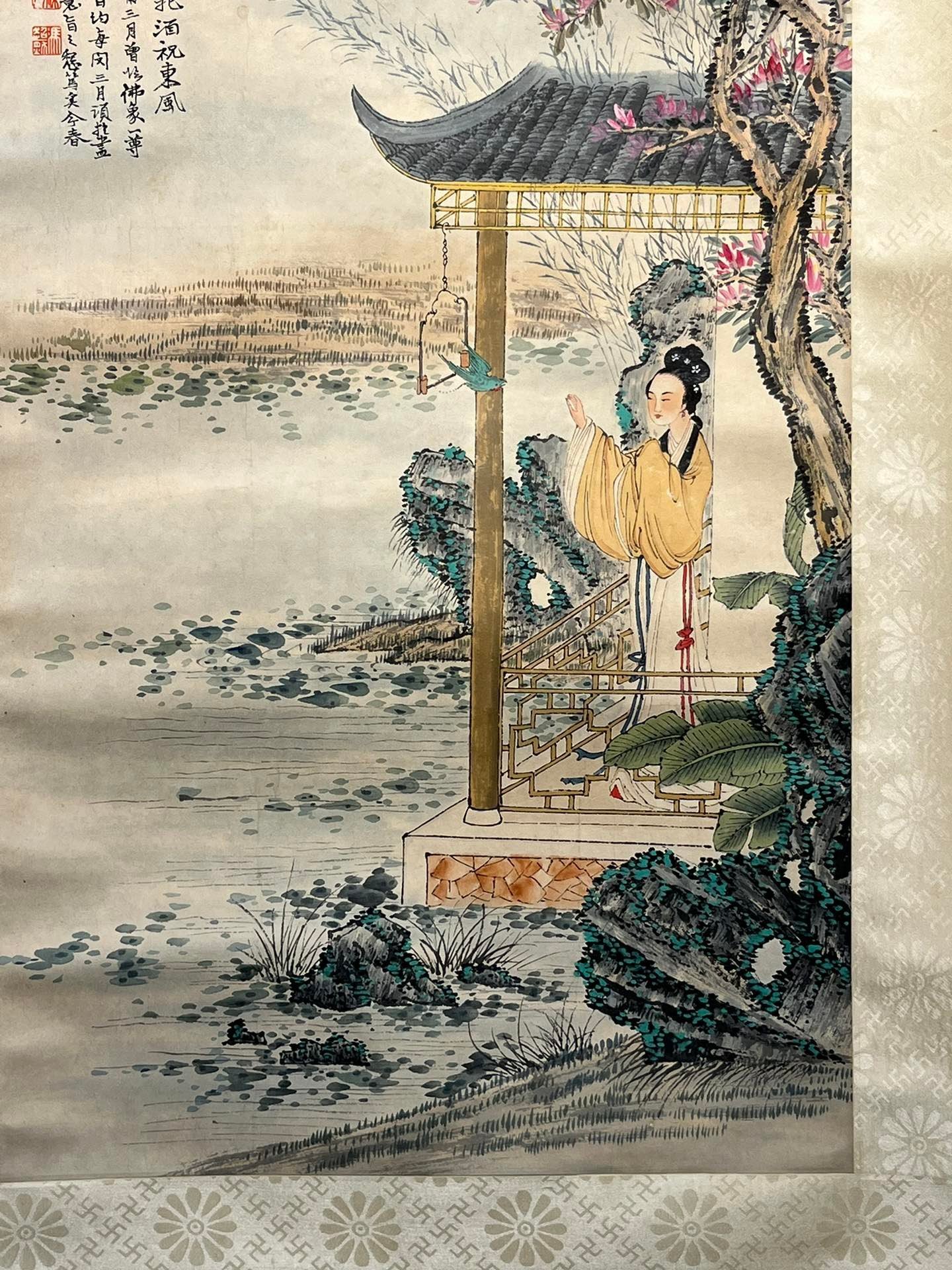 Chinese scroll painting Feng Chaoran
