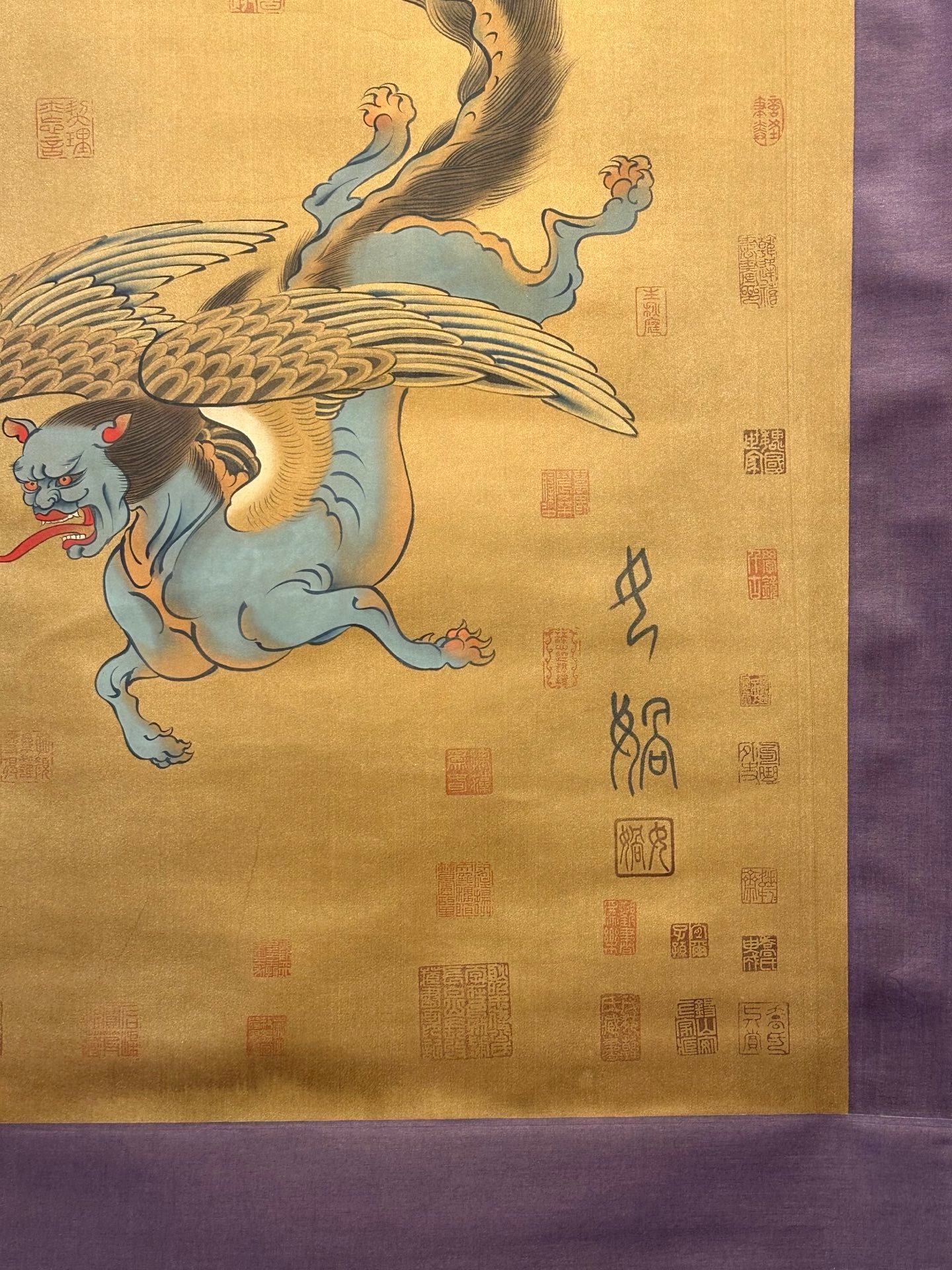 Chinese scroll painting N ü wa