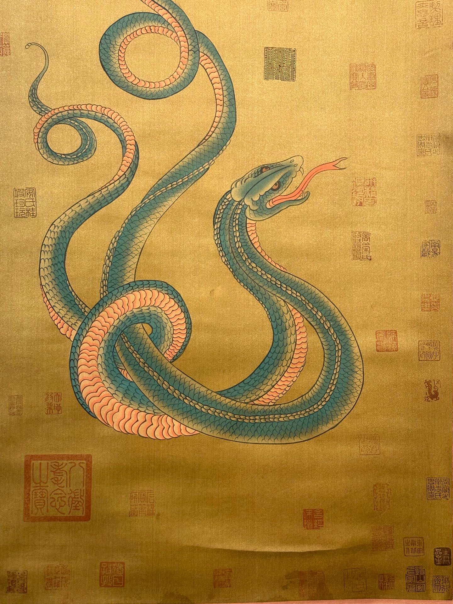 Chinese scroll painting N ü wa