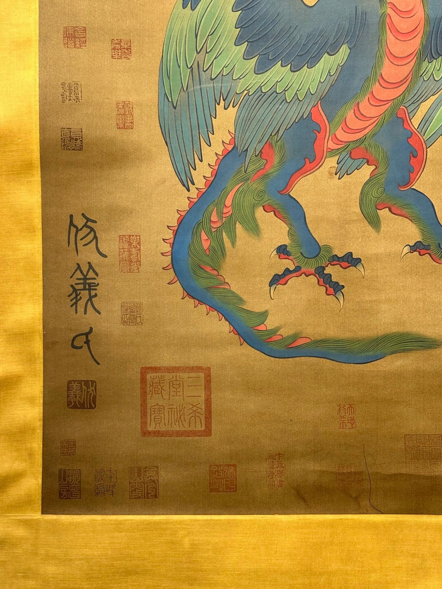 Chinese scroll painting Fuxi