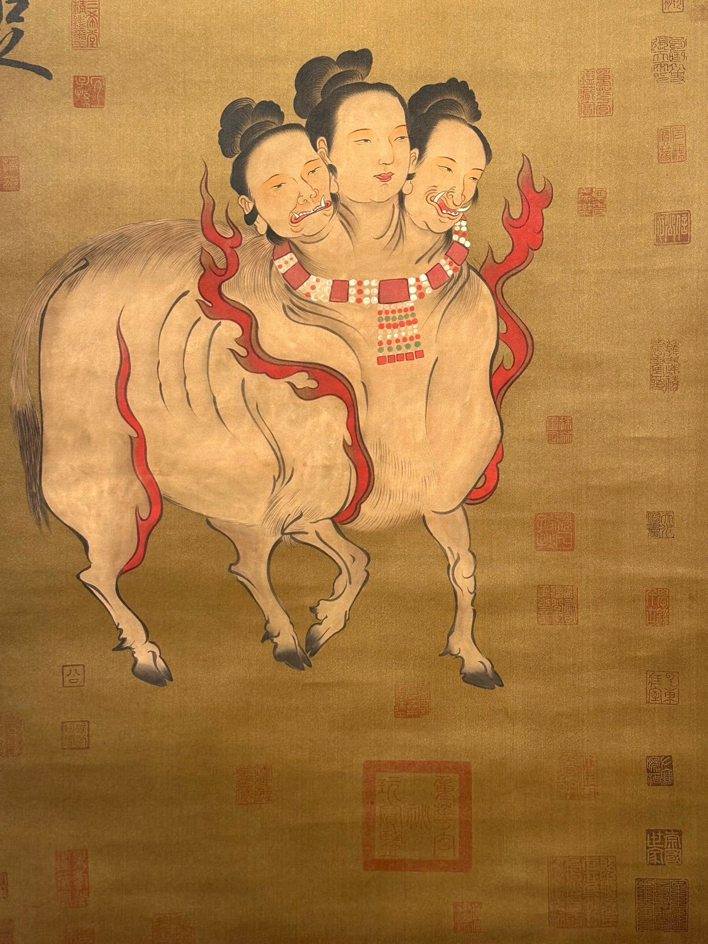 Chinese scroll painting N ü wa