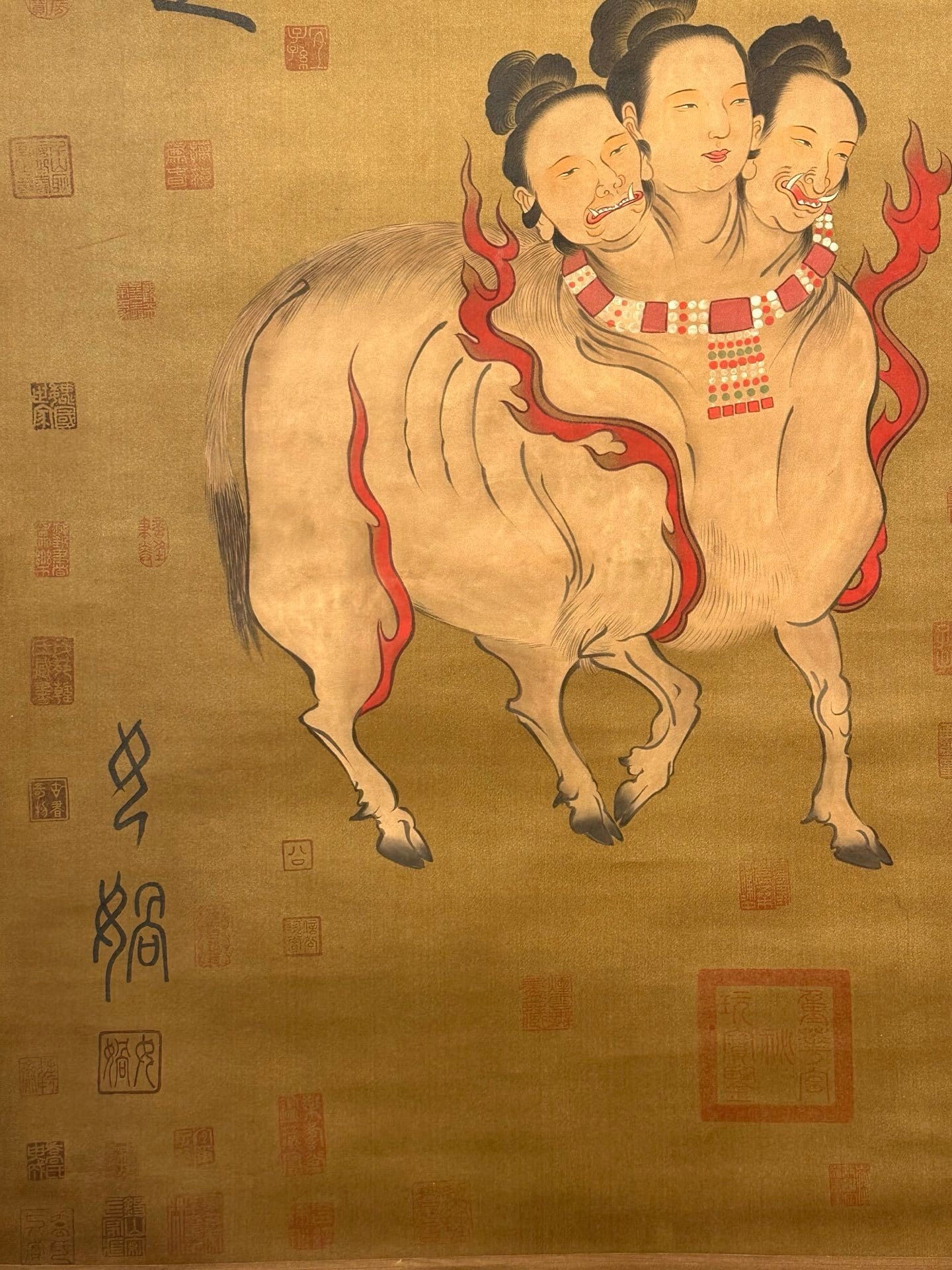 Chinese scroll painting N ü wa