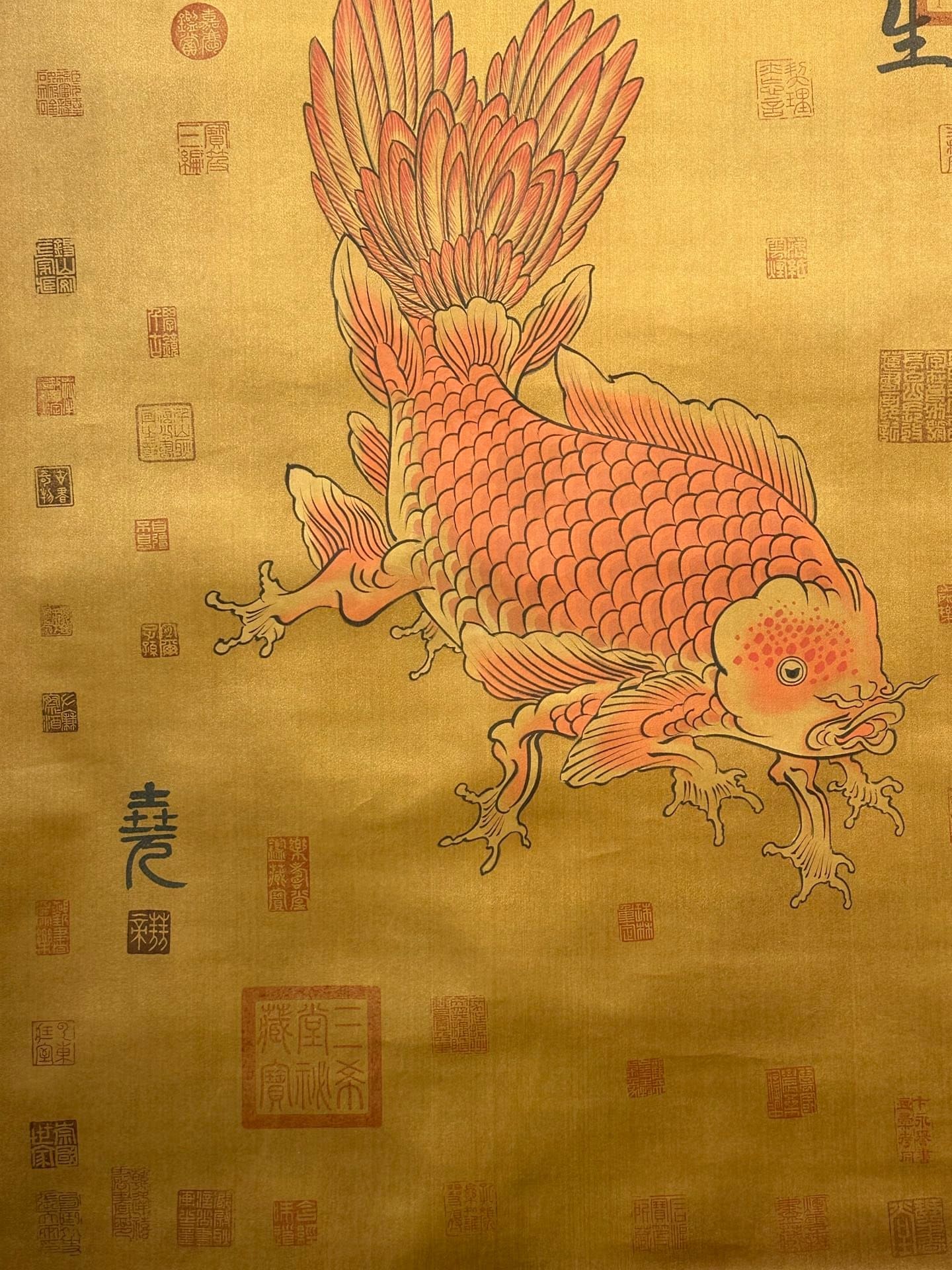 Chinese scroll painting Tang Yao