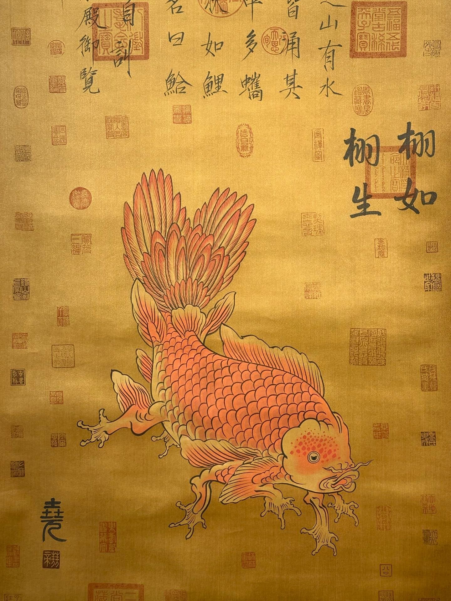 Chinese scroll painting Tang Yao