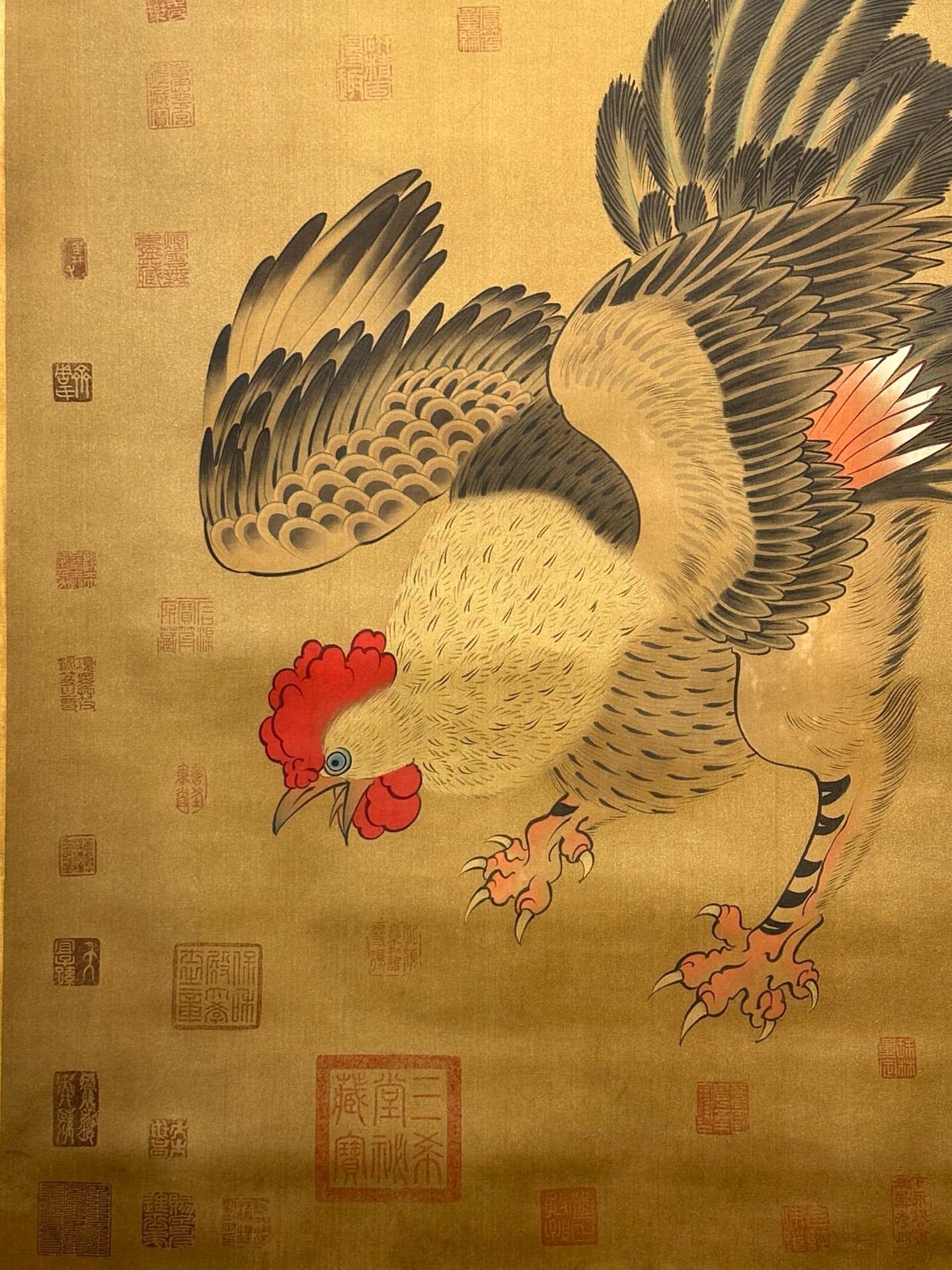 Chinese scroll painting N ü wa (not erased)