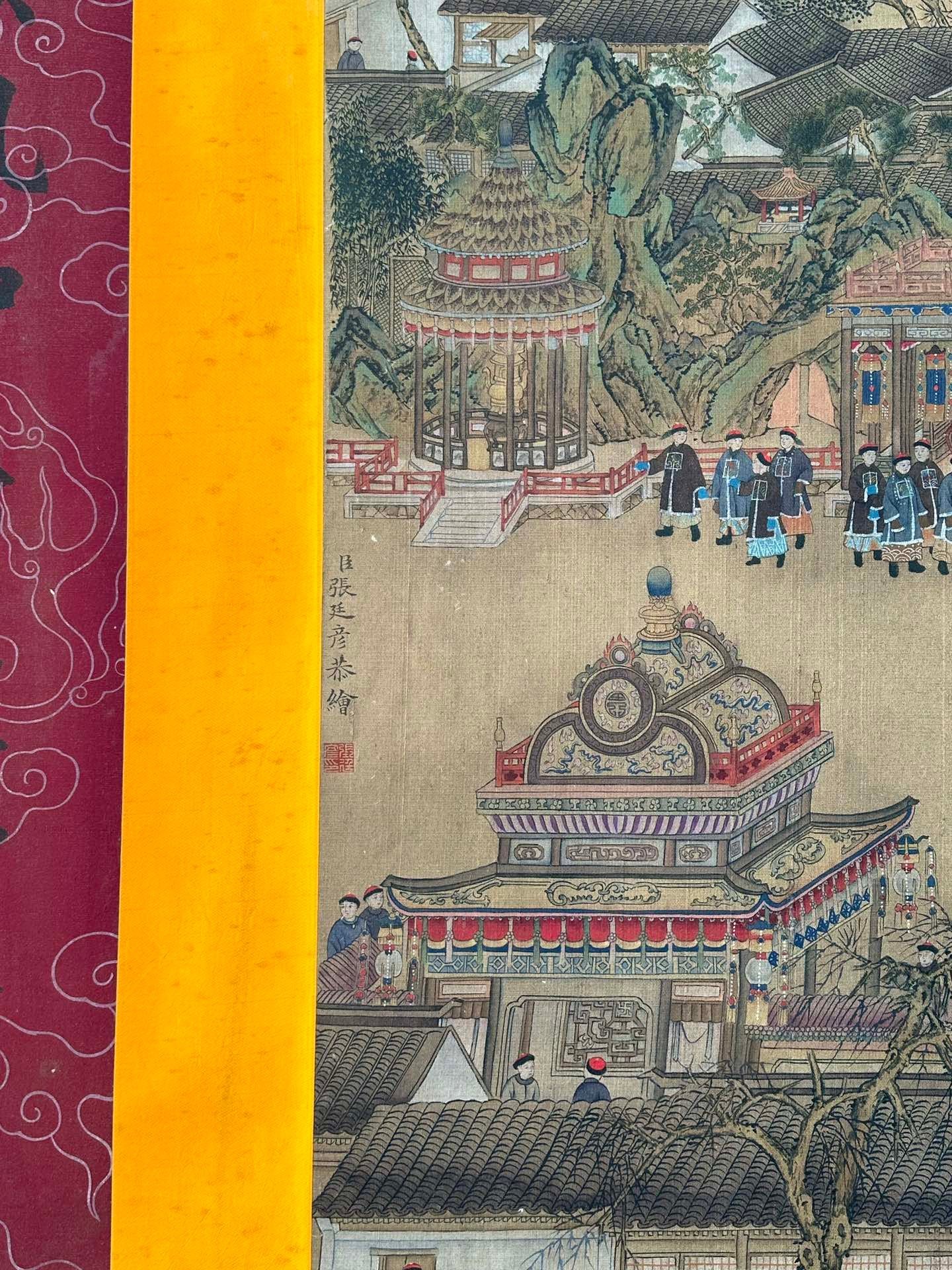 Chinese scroll painting Zhang Tingyan