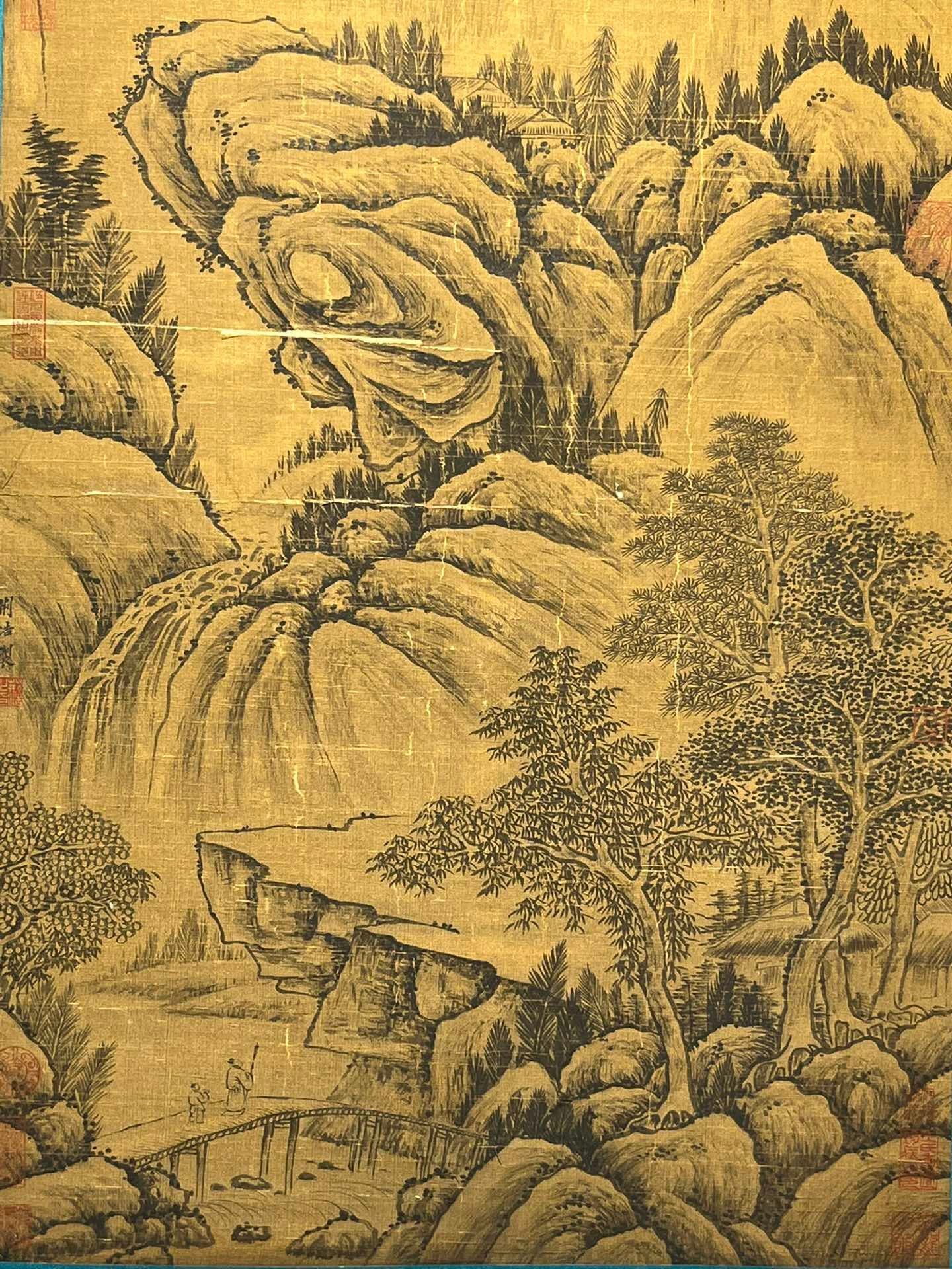 Chinese scroll painting Jing Hao