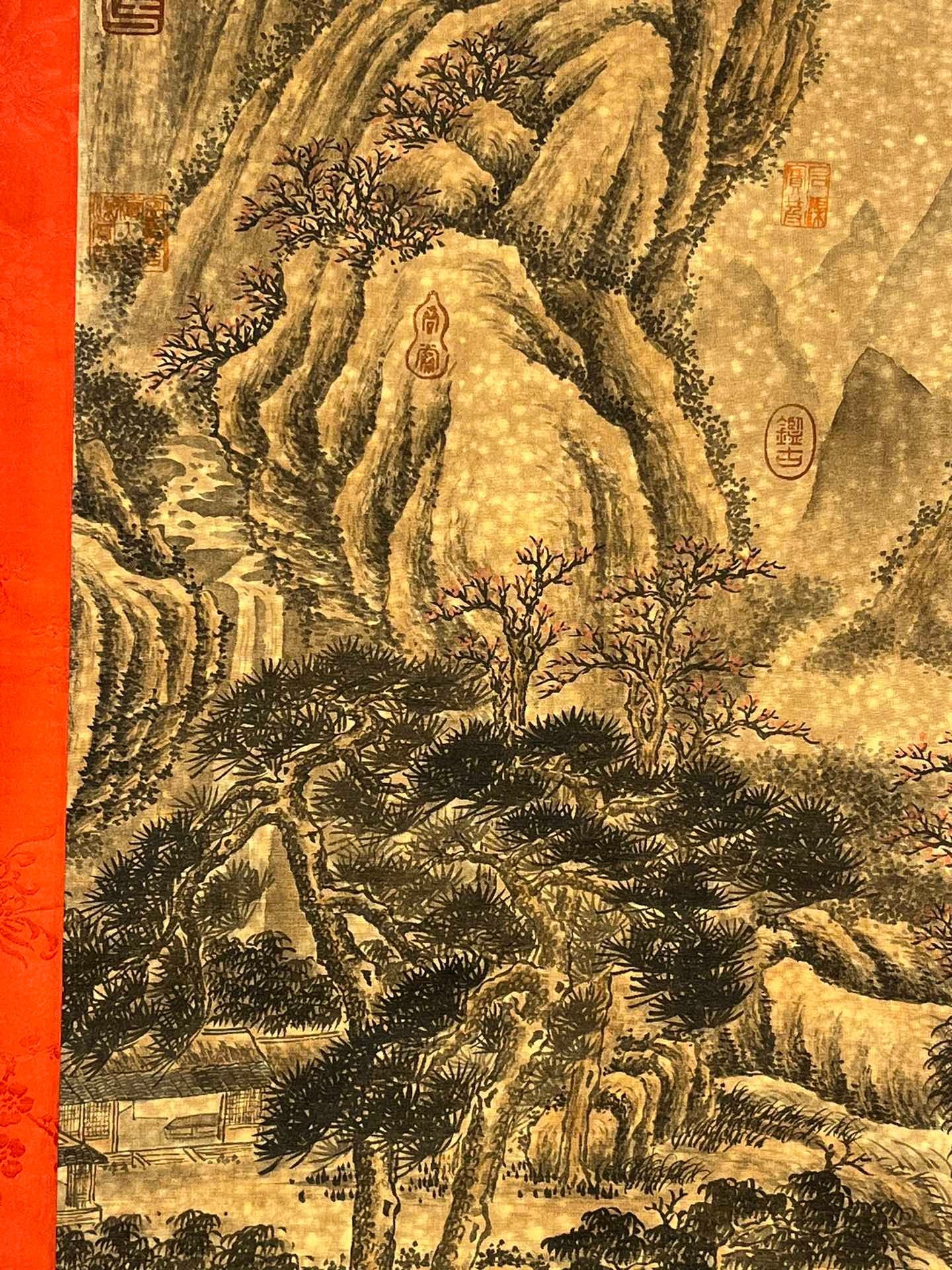 Chinese scroll painting Wang Ximeng