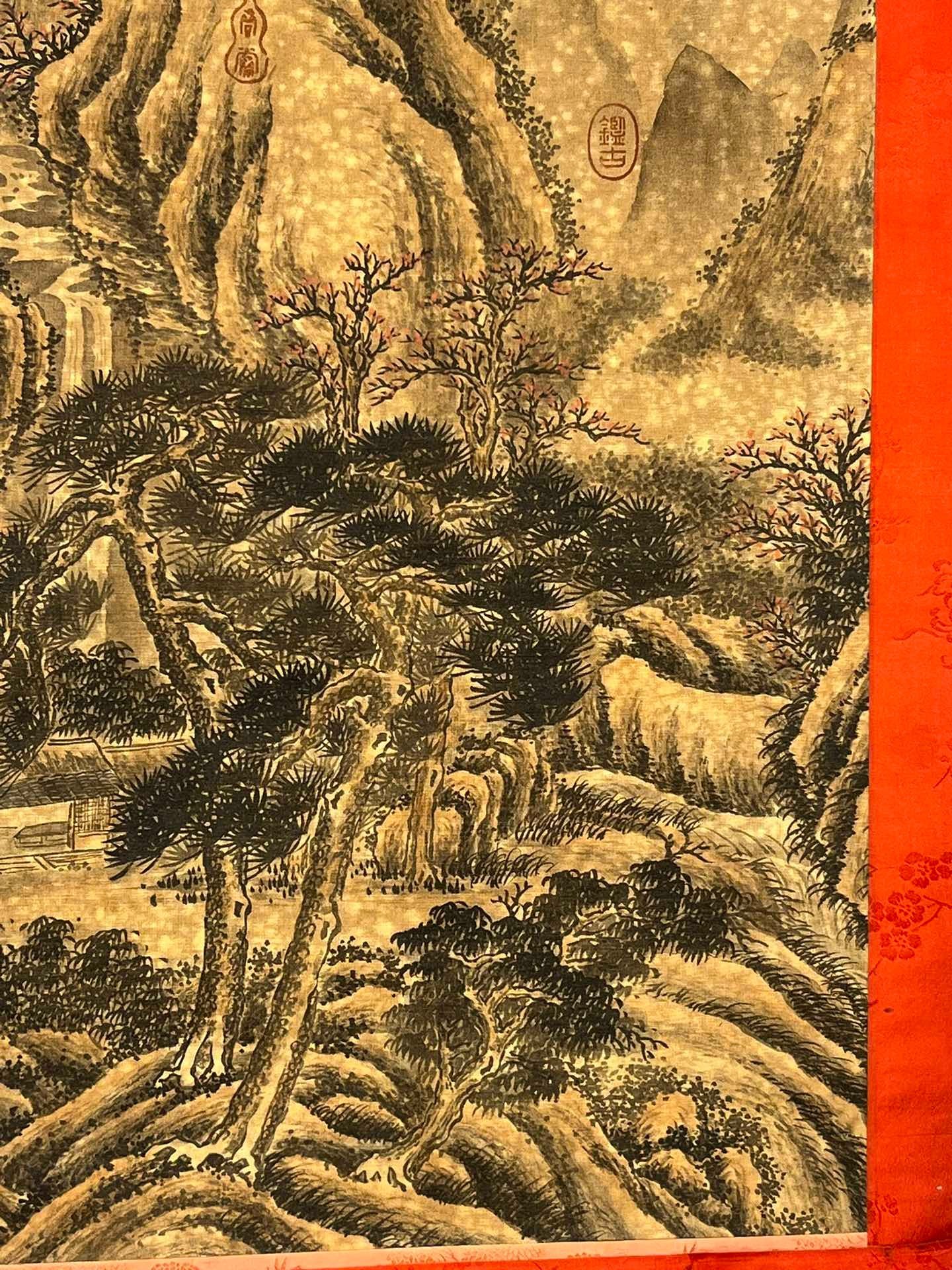 Chinese scroll painting Wang Ximeng