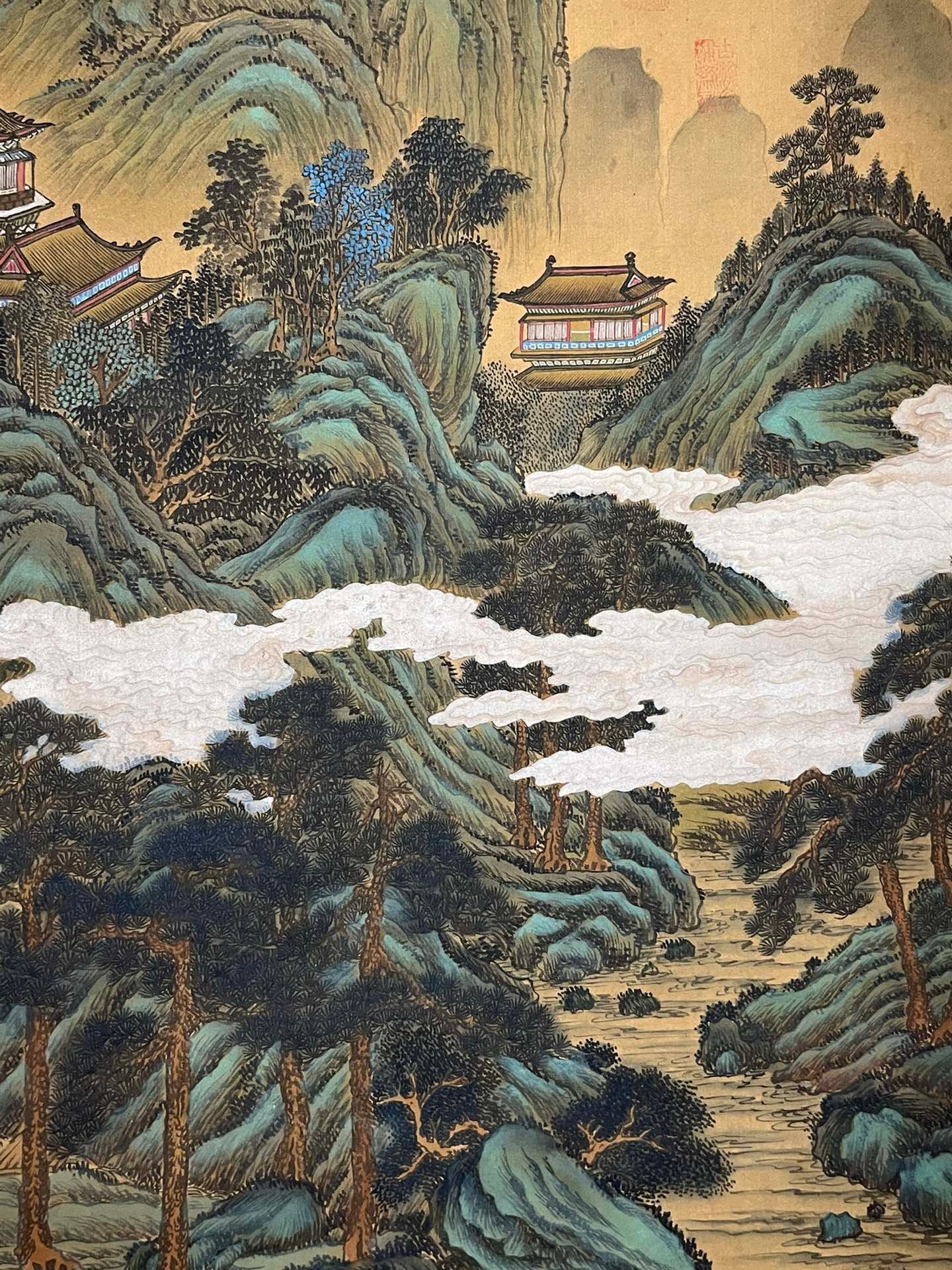 Chinese scroll painting Liu Guandao