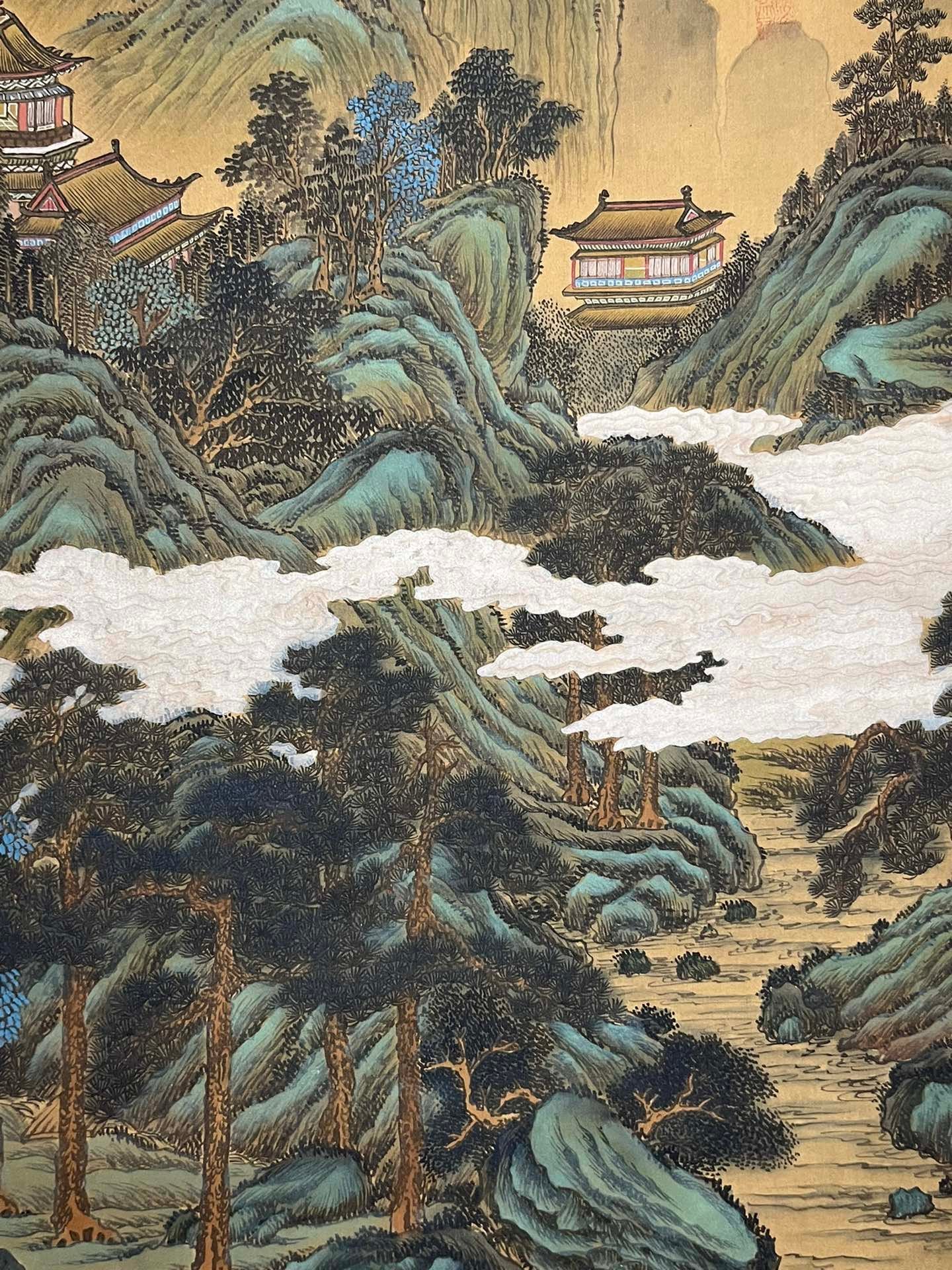 Chinese scroll painting Liu Guandao
