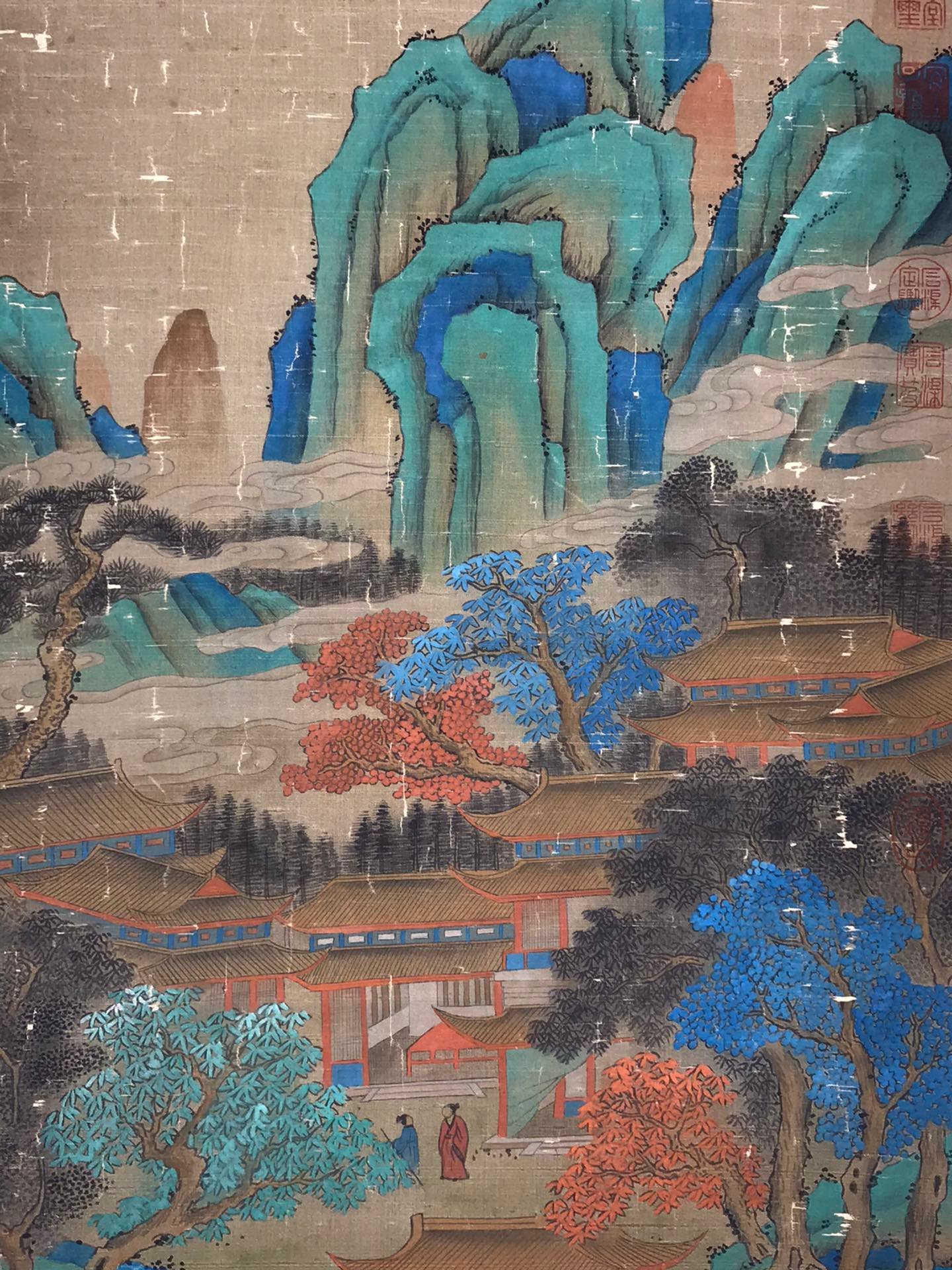 Chinese scroll painting Guan Tong