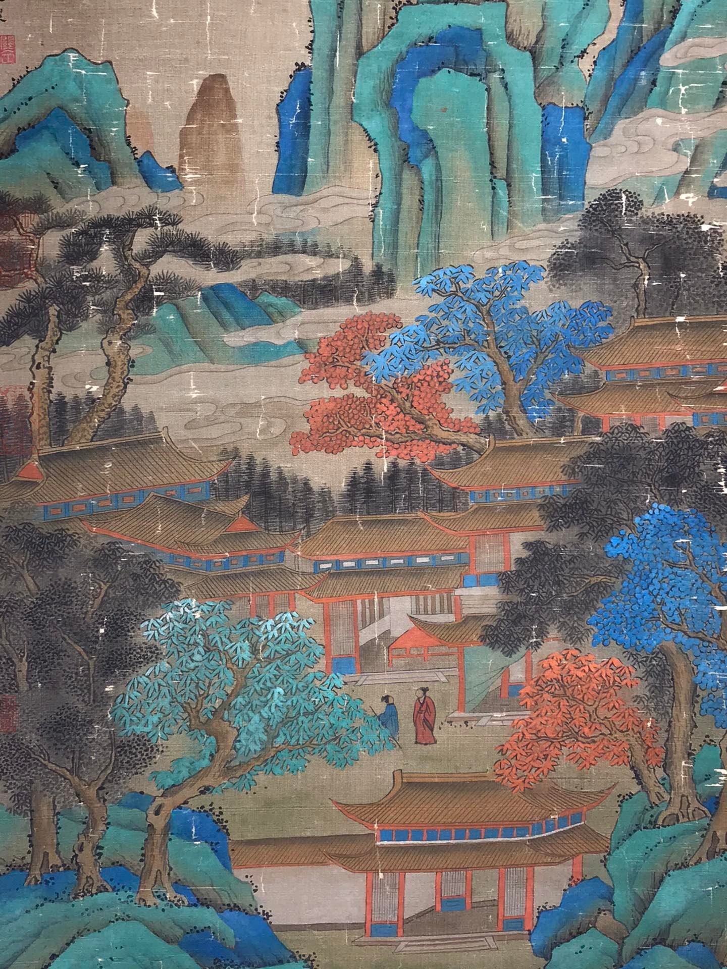 Chinese scroll painting Guan Tong