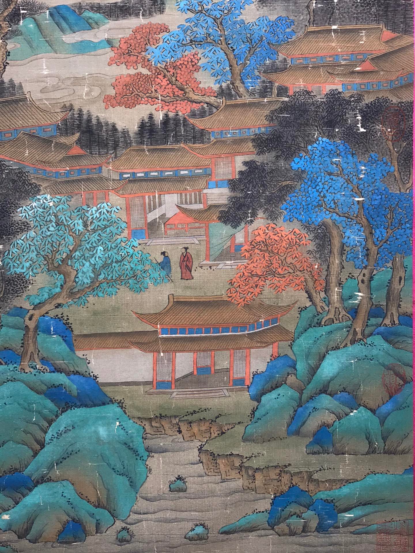 Chinese scroll painting Guan Tong