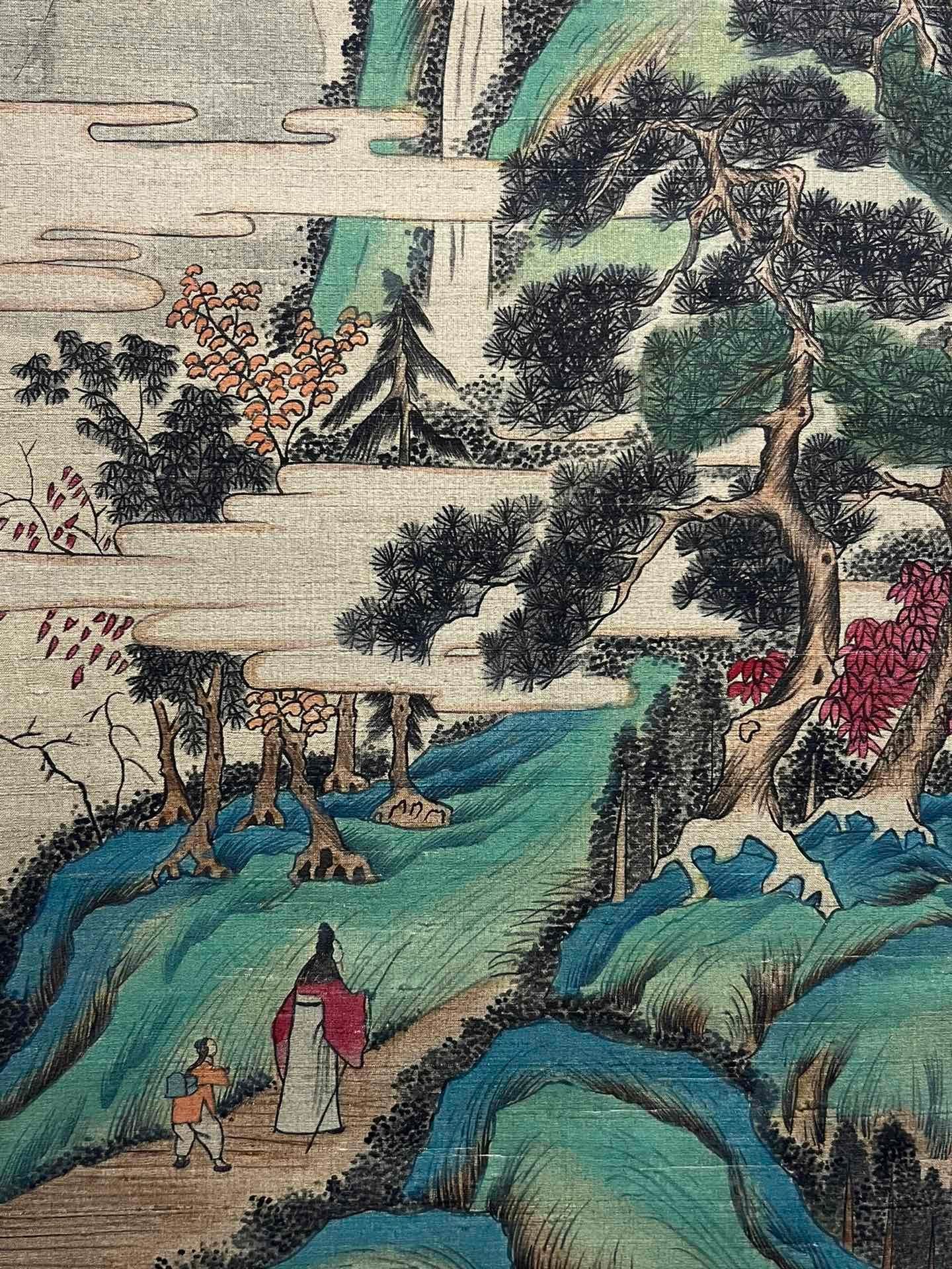 Chinese scroll painting Wen Weiming