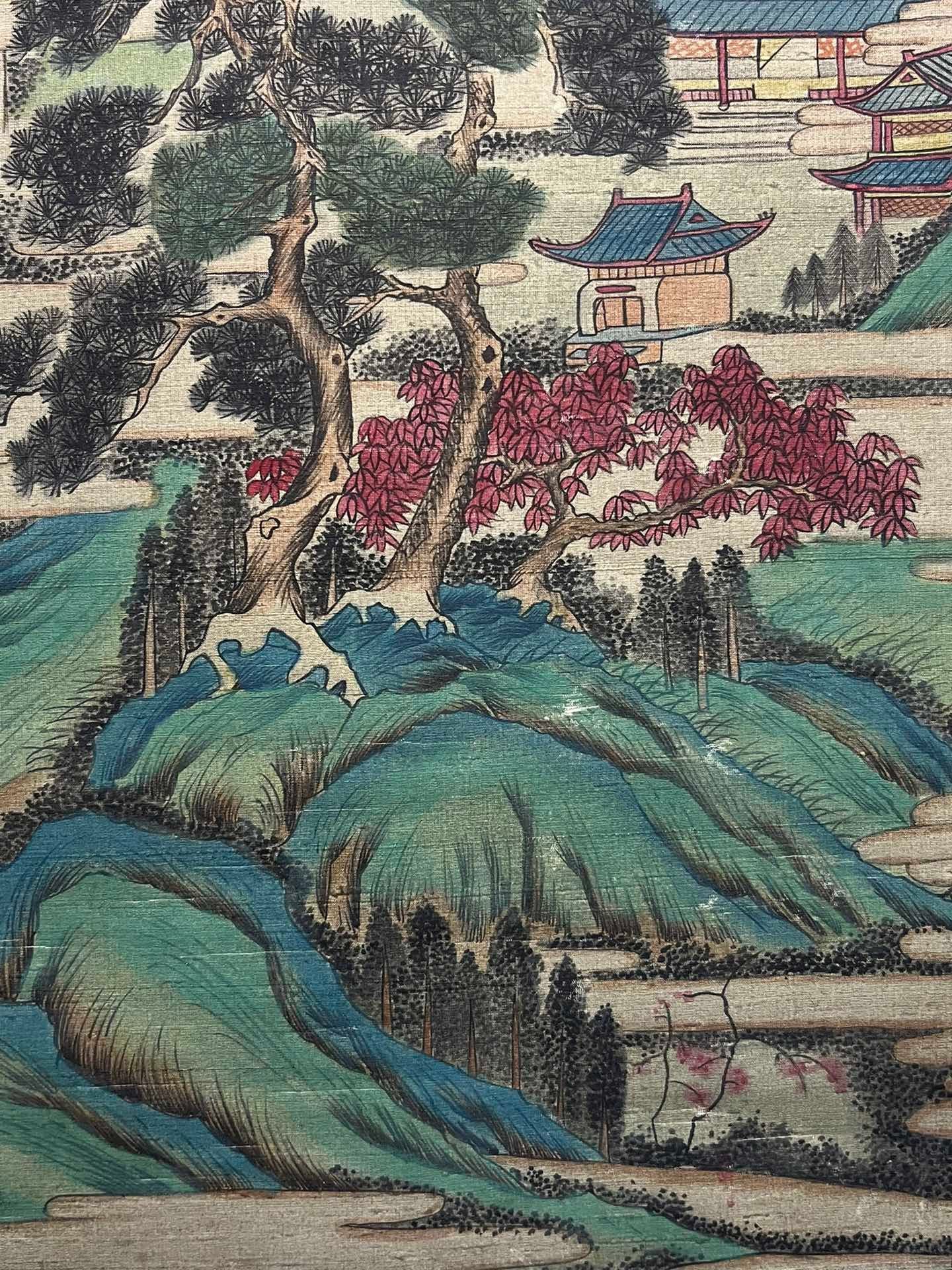 Chinese scroll painting Wen Weiming