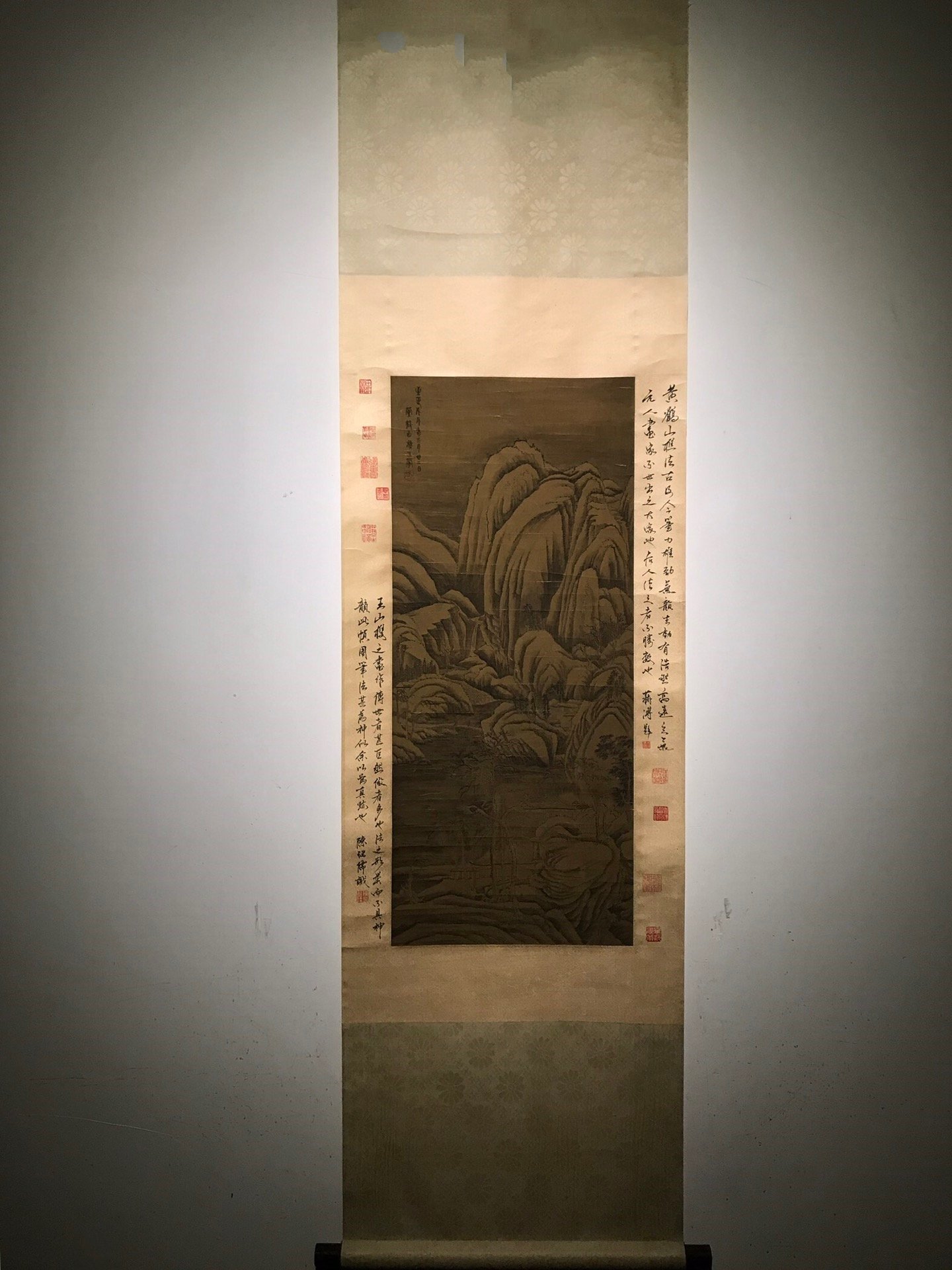 Chinese scroll painting Wang Meng
