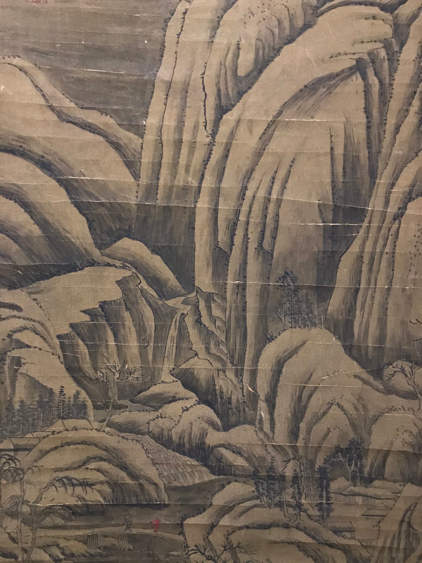 Chinese scroll painting Wang Meng