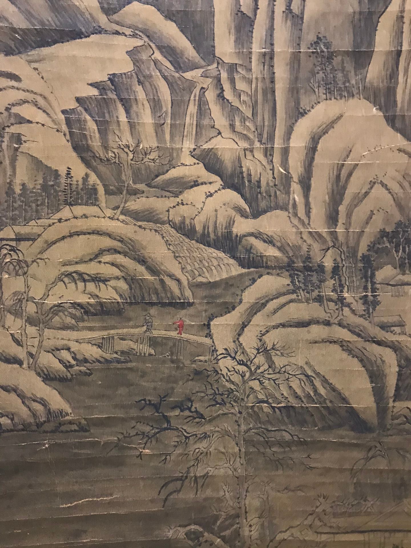 Chinese scroll painting Wang Meng