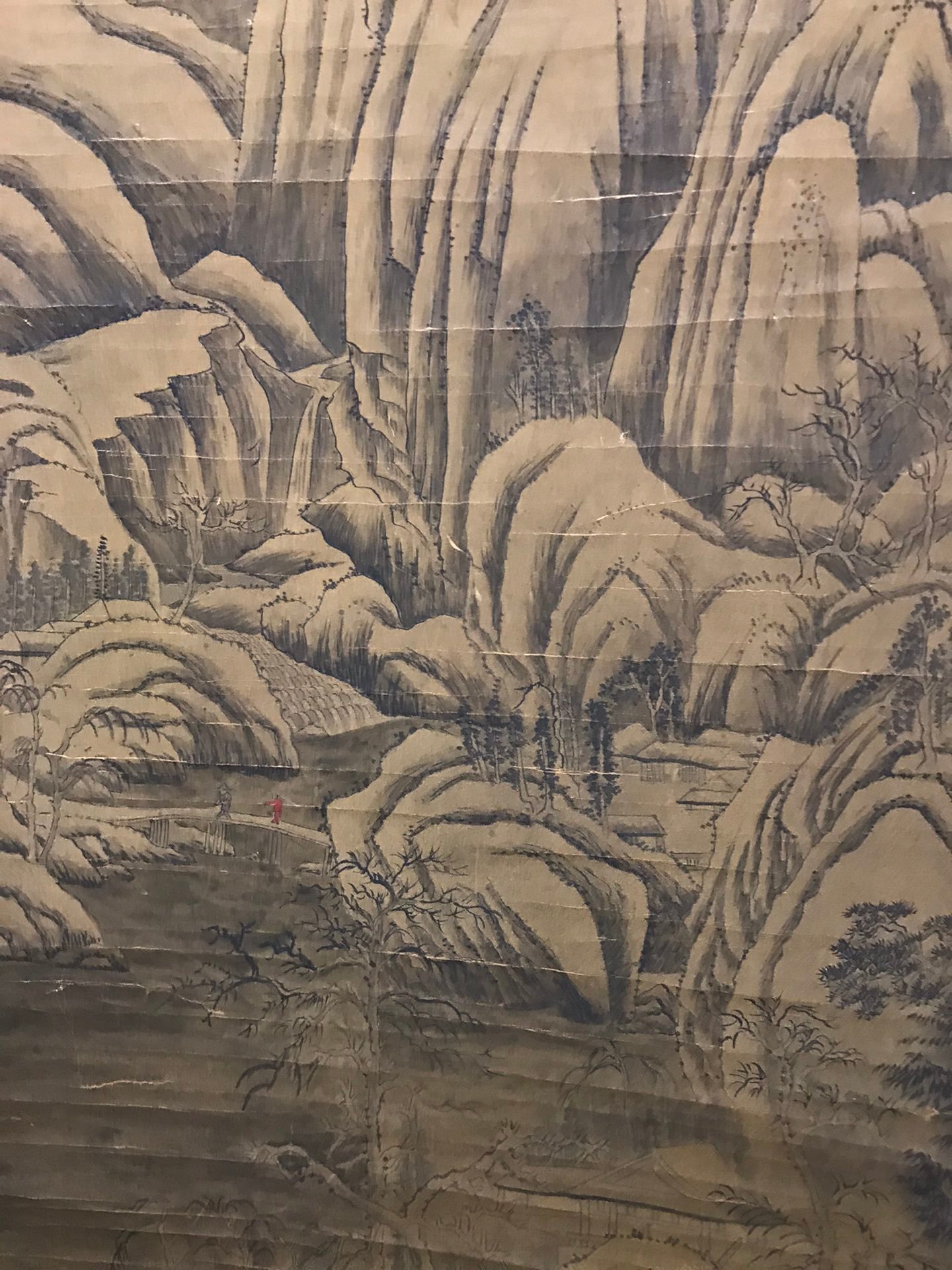 Chinese scroll painting Wang Meng