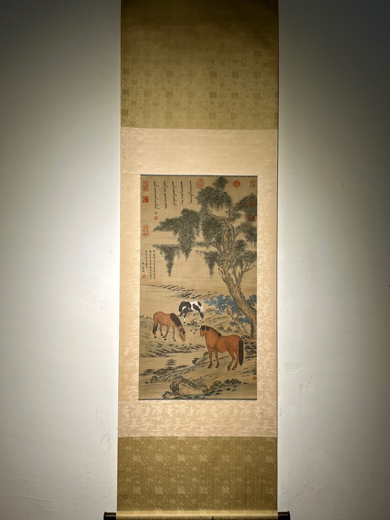 Chinese scroll painting Giuseppe