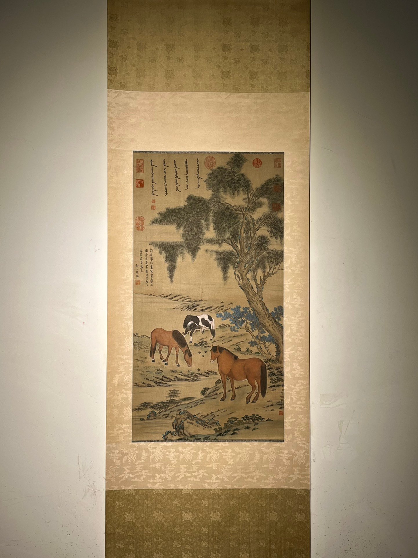 Chinese scroll painting Giuseppe