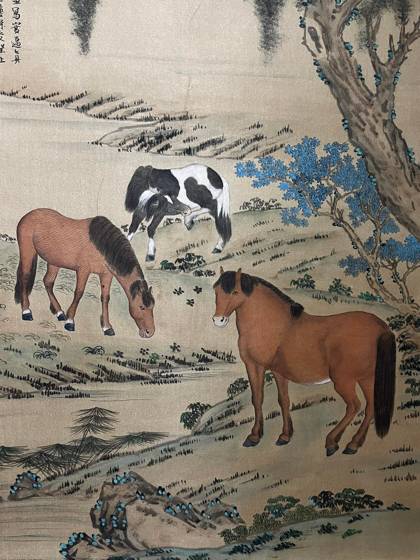 Chinese scroll painting Giuseppe