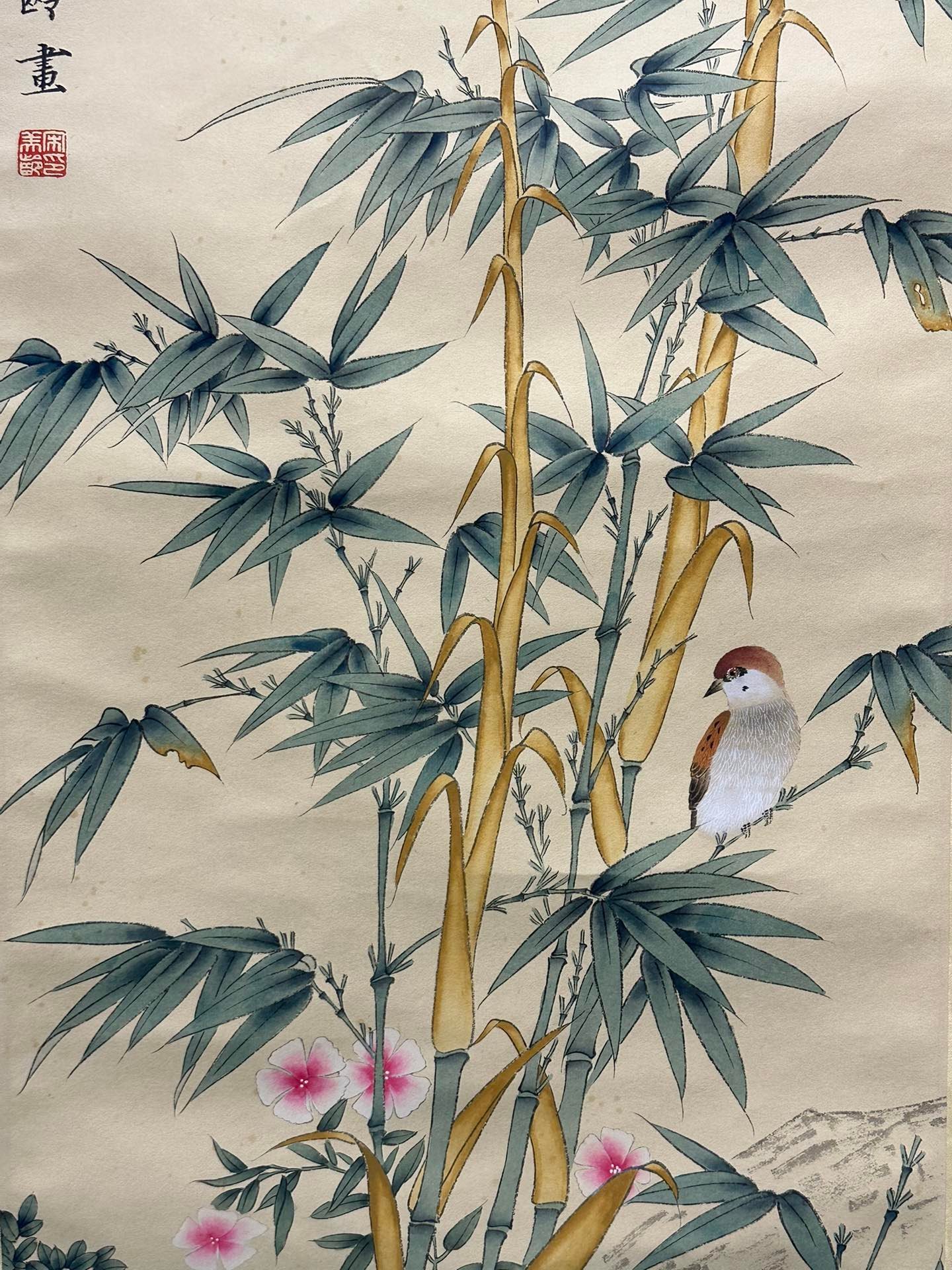 Chinese scroll painting Soong Mei ling
