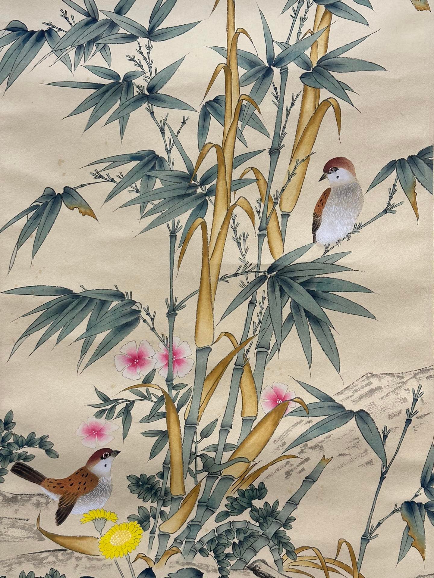 Chinese scroll painting Soong Mei ling