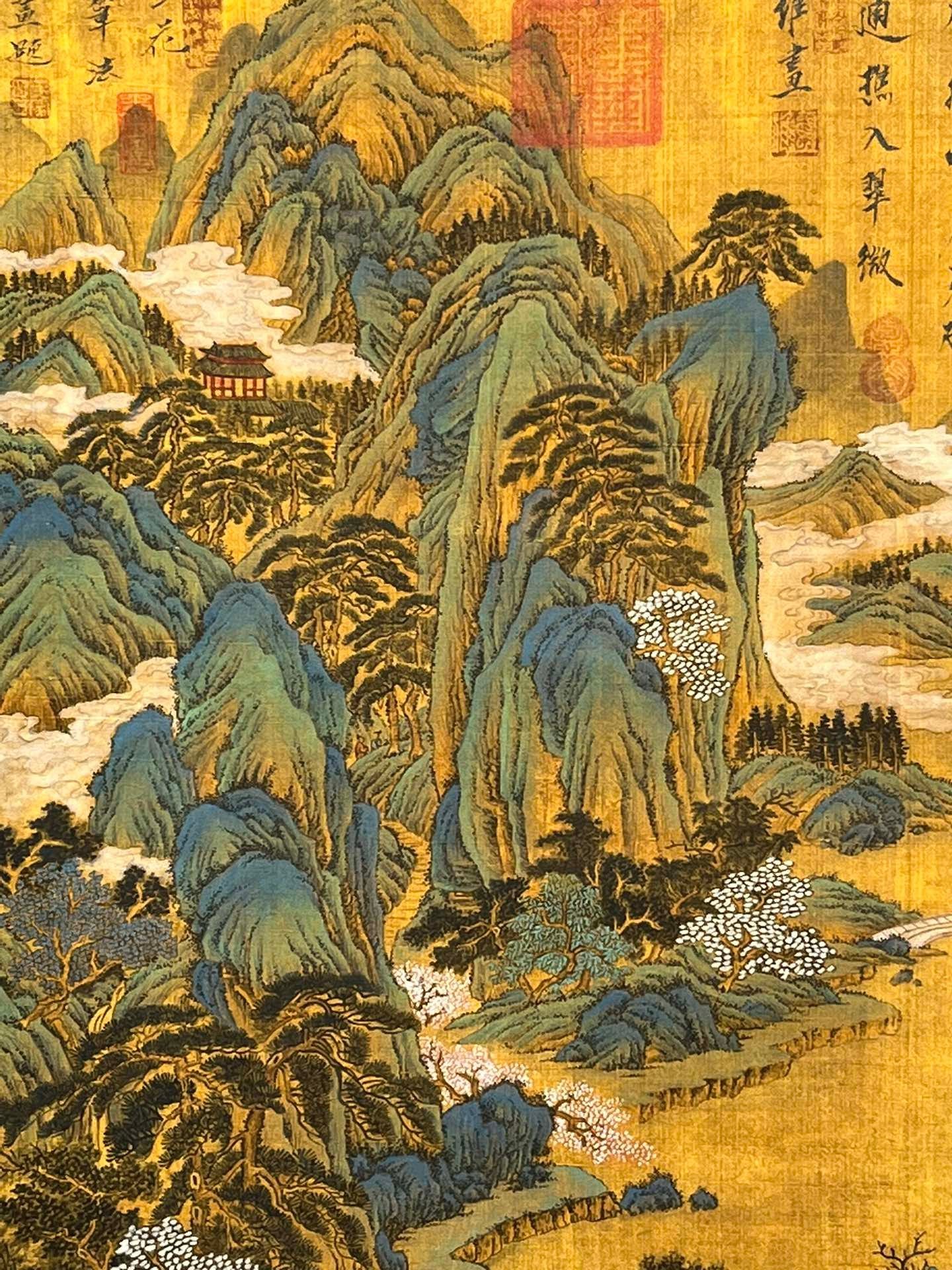 Chinese scroll painting Wang Wei