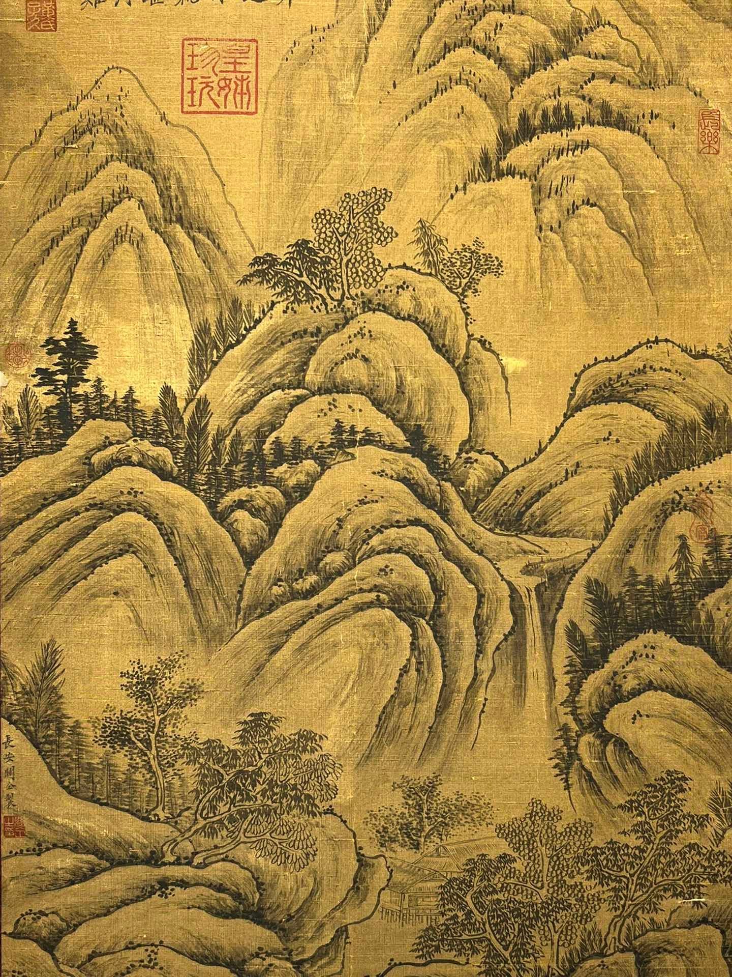 Chinese scroll painting Guan Tong