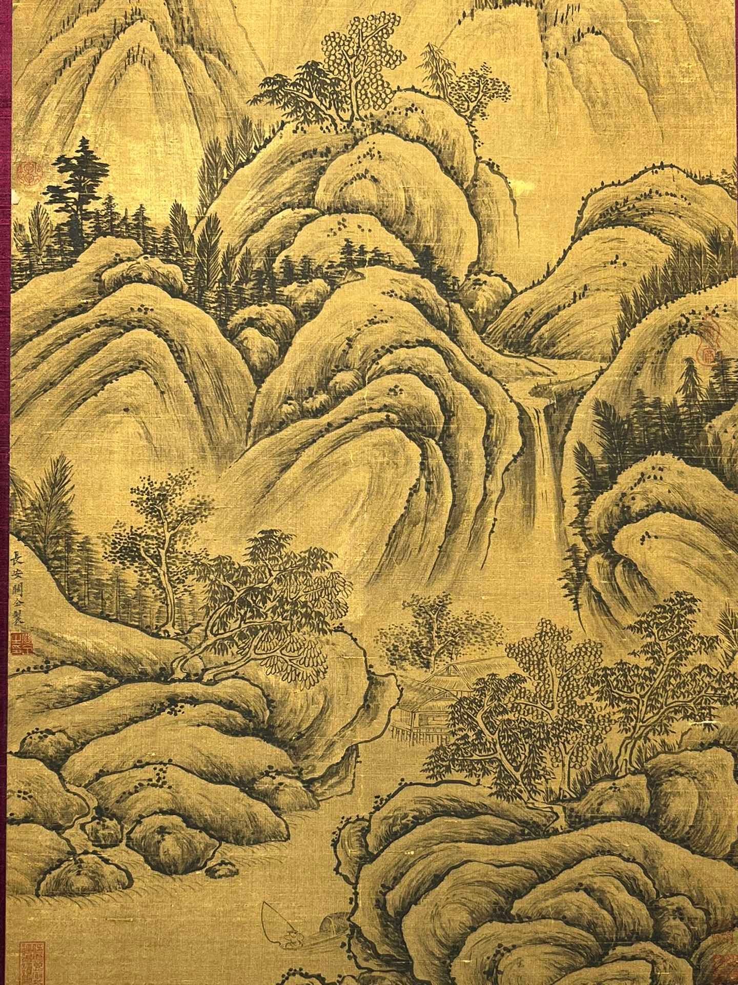 Chinese scroll painting Guan Tong