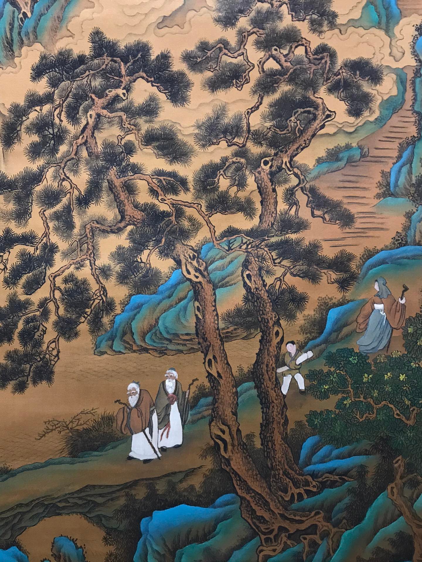 Chinese scroll painting Wenjia Fine