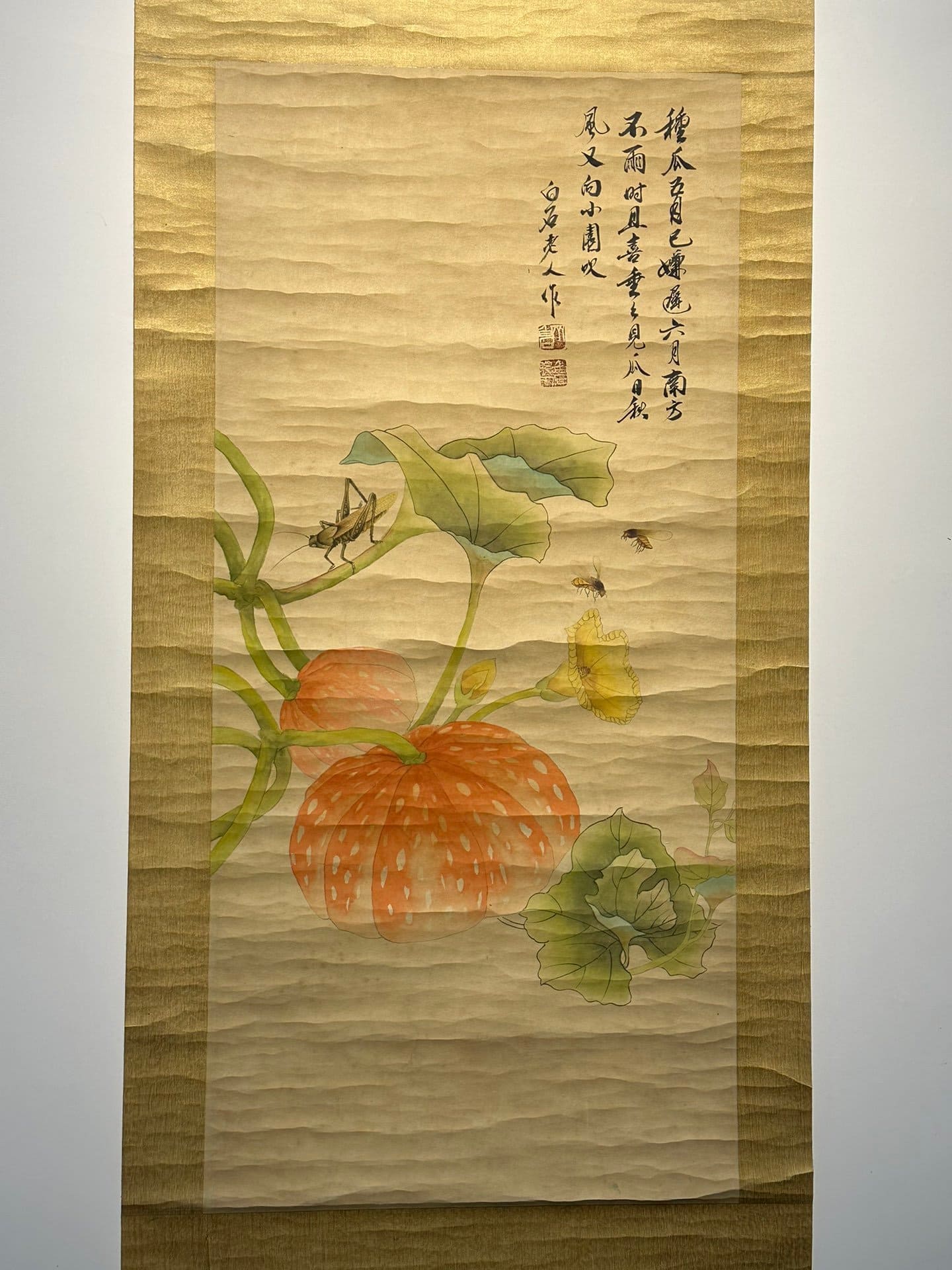 Chinese scroll painting Qi Baishi