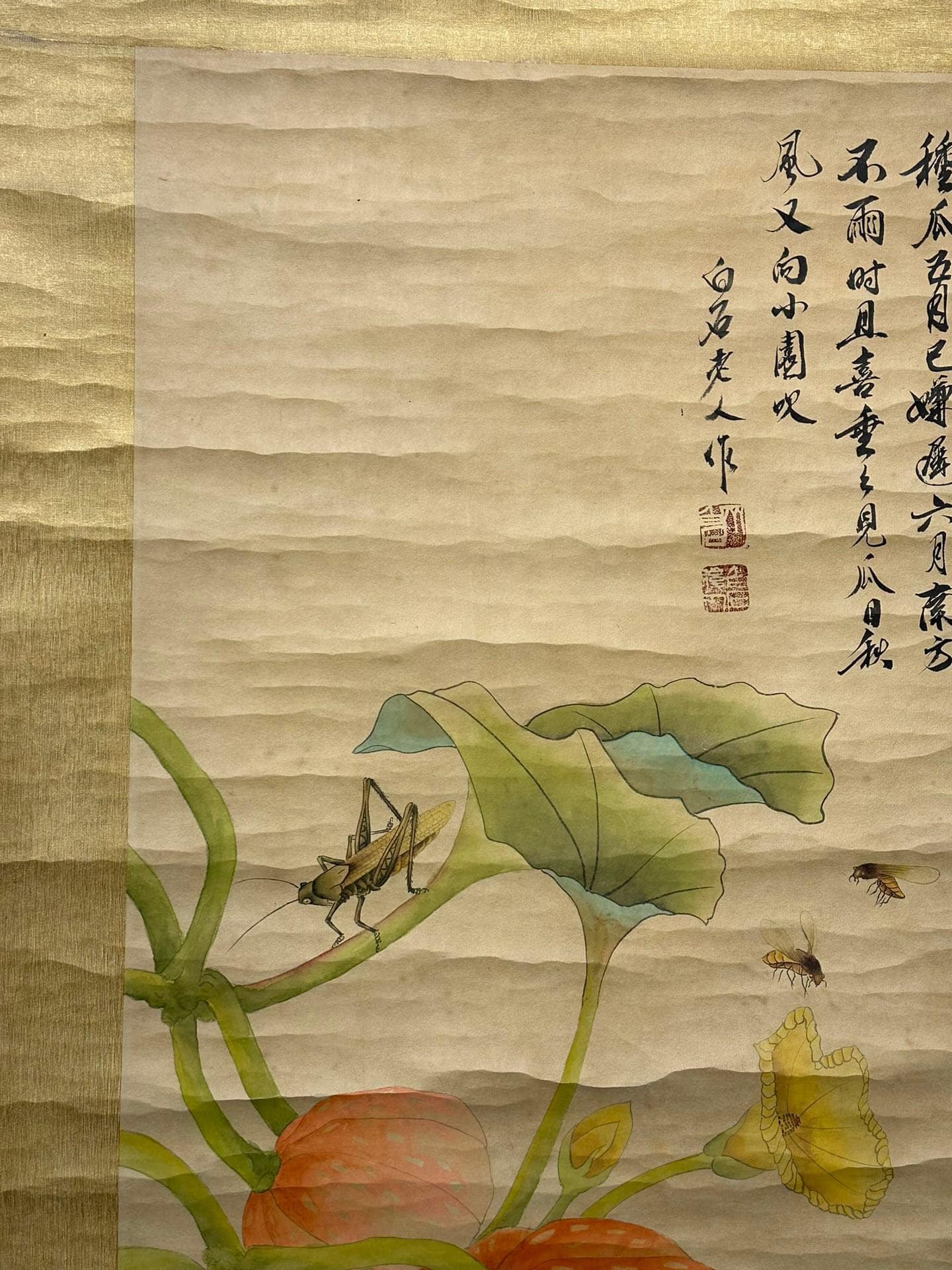 Chinese scroll painting Qi Baishi
