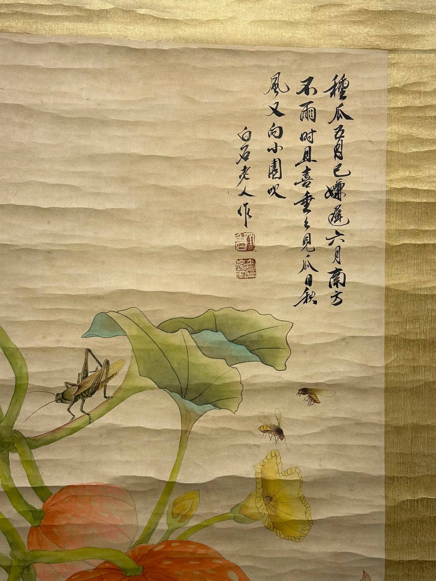 Chinese scroll painting Qi Baishi