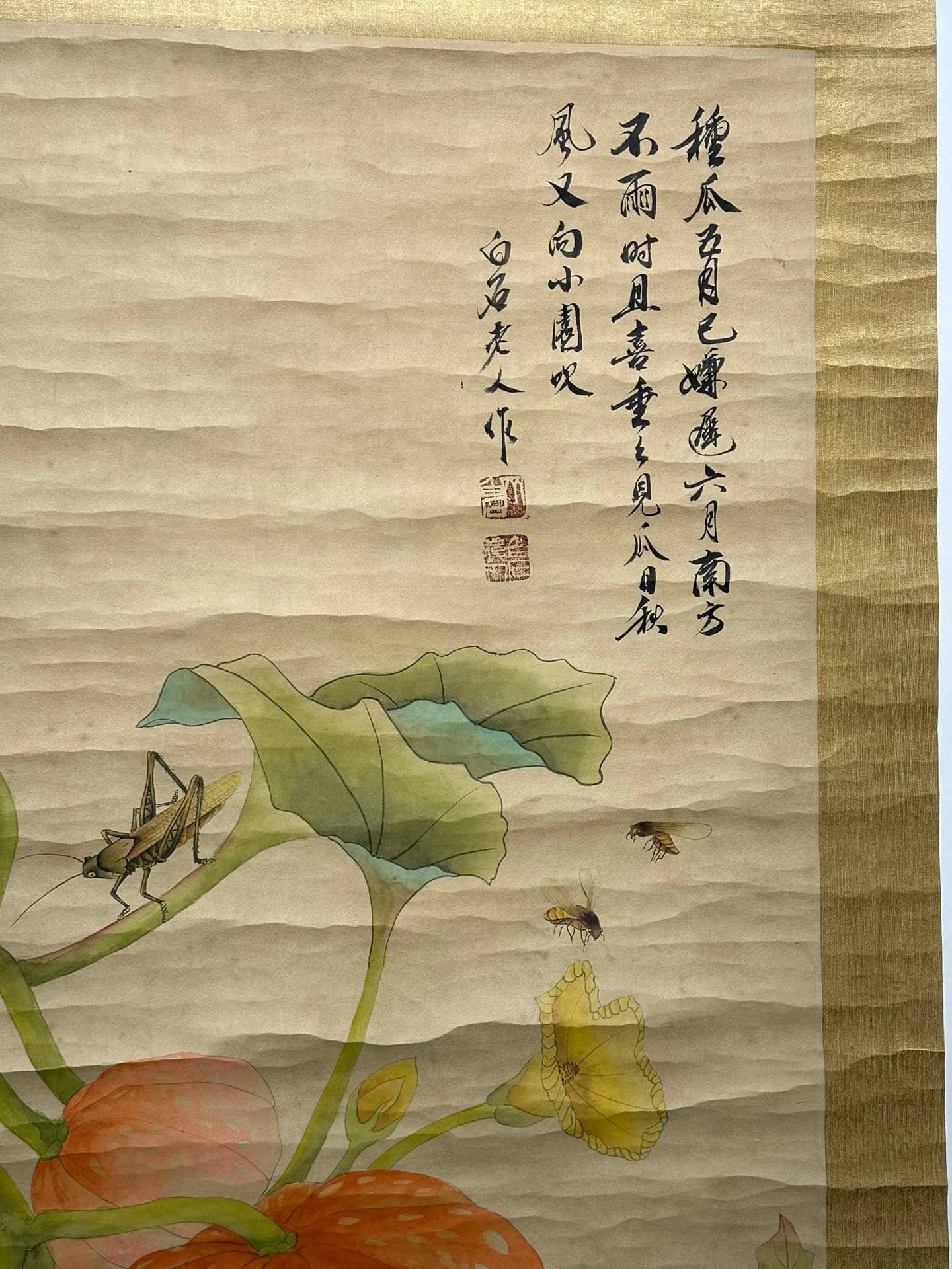 Chinese scroll painting Qi Baishi