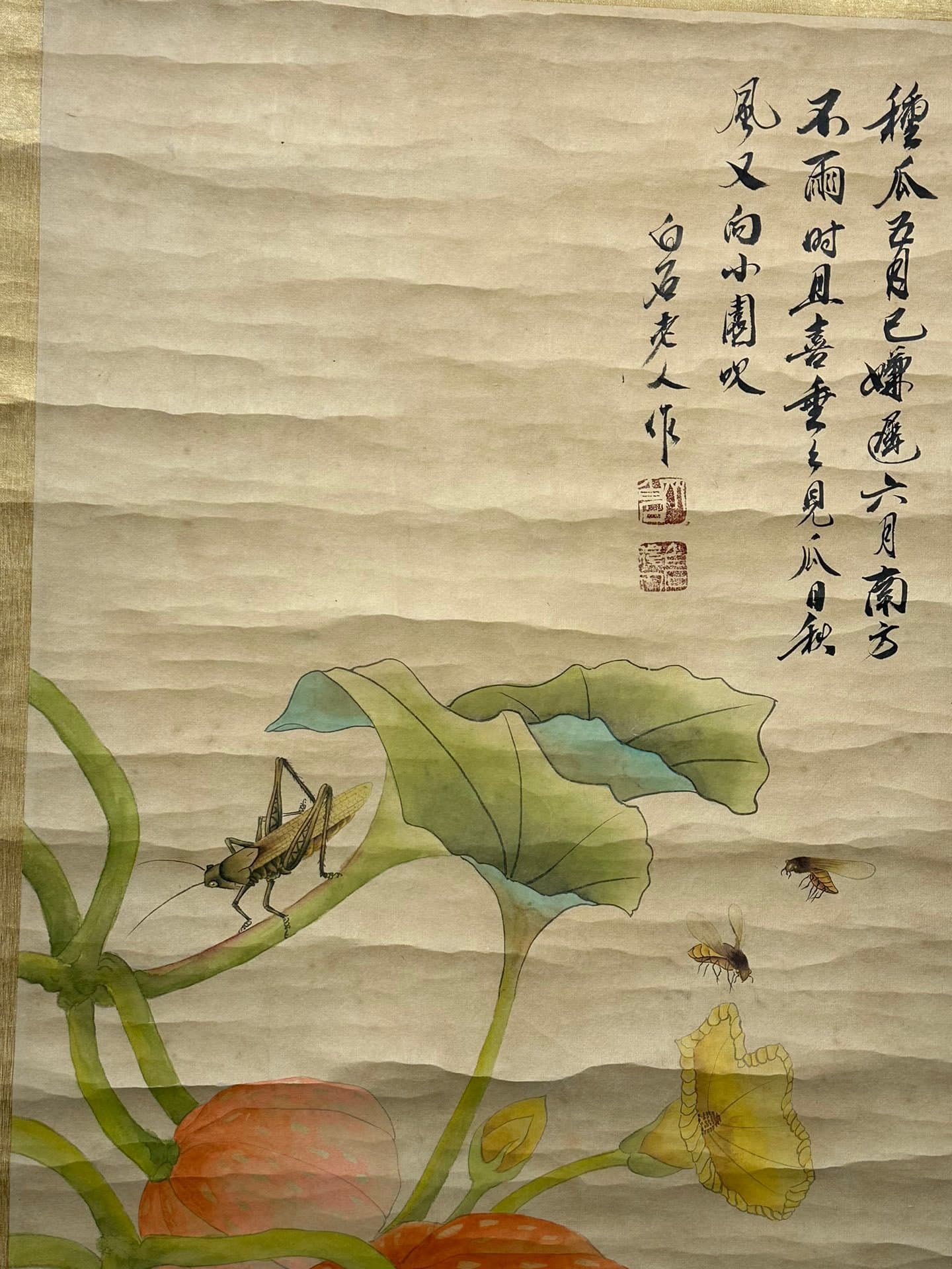 Chinese scroll painting Qi Baishi