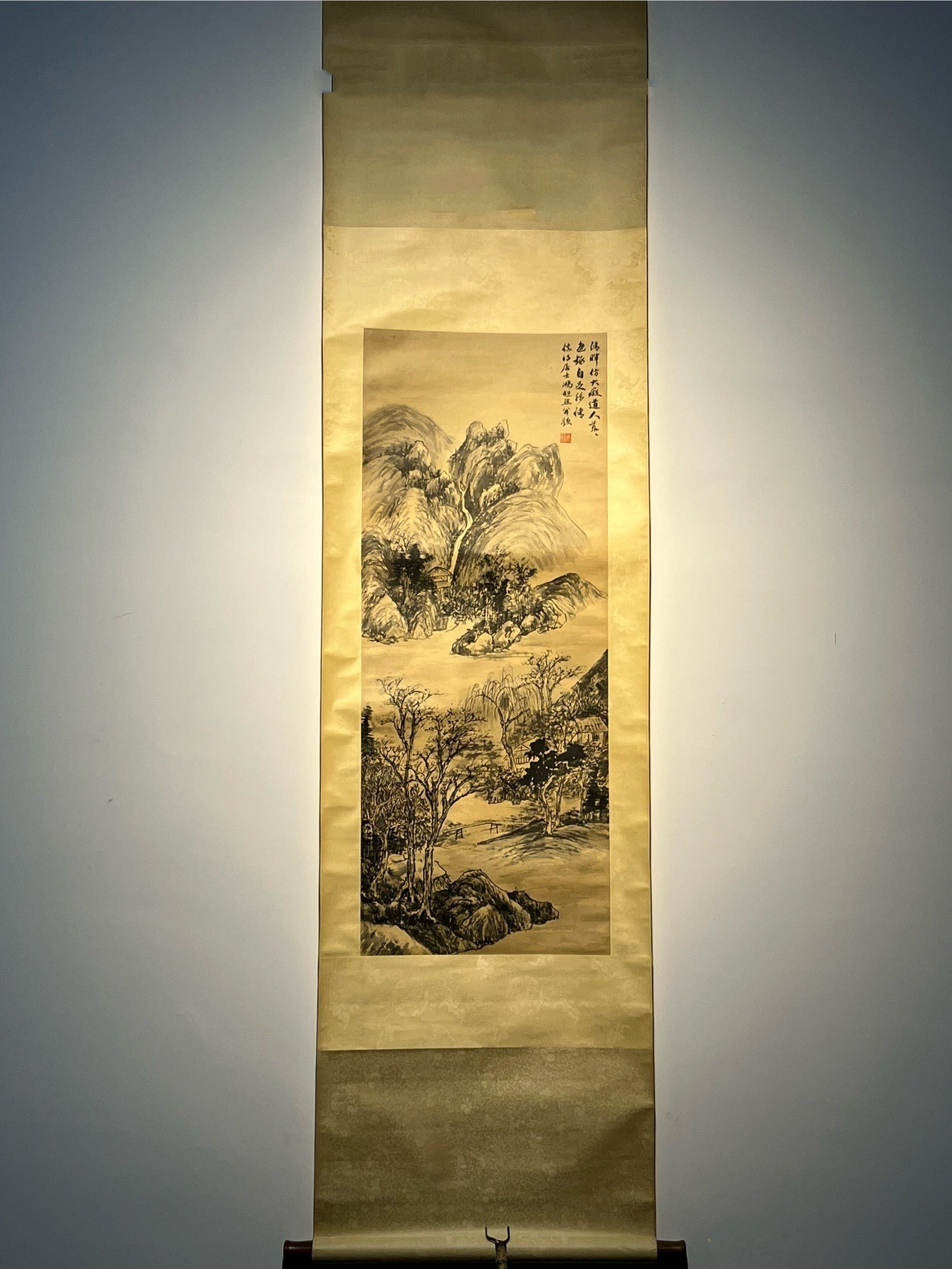Chinese scroll painting Feng Chaoran