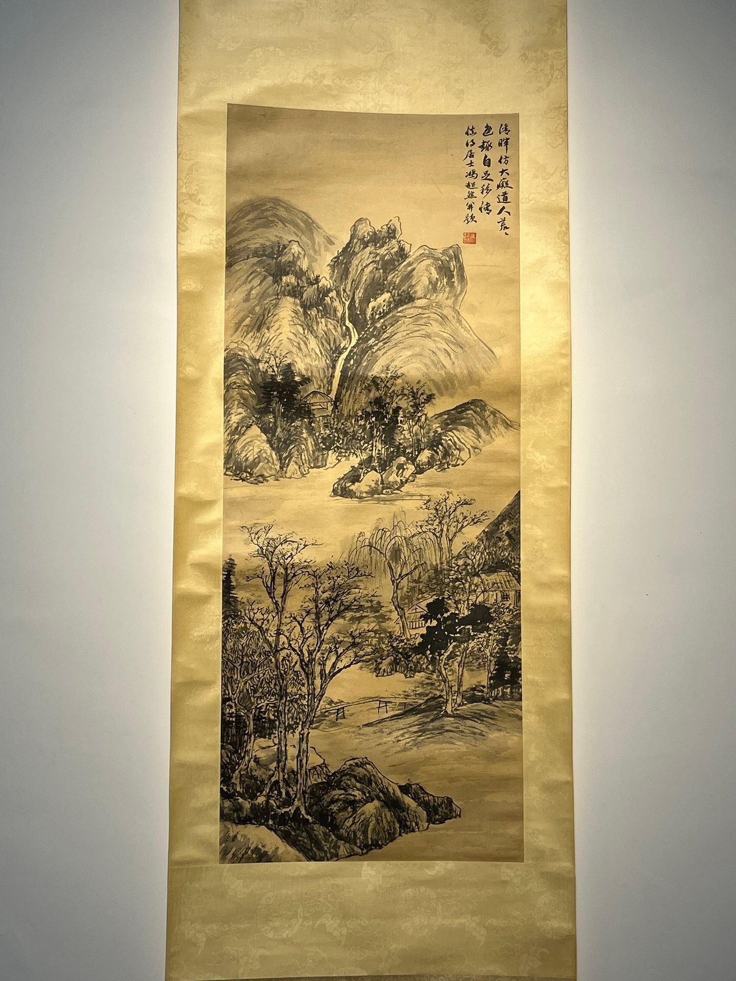 Chinese scroll painting Feng Chaoran