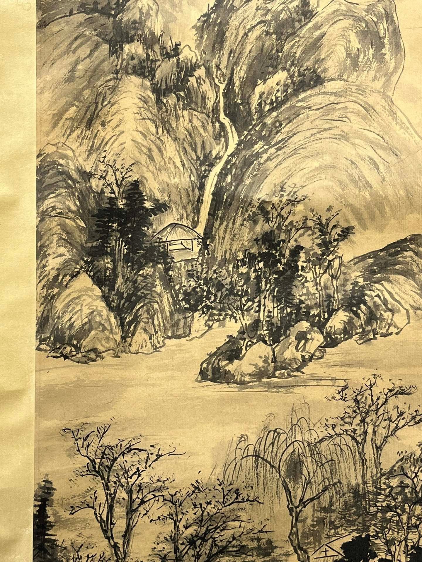 Chinese scroll painting Feng Chaoran