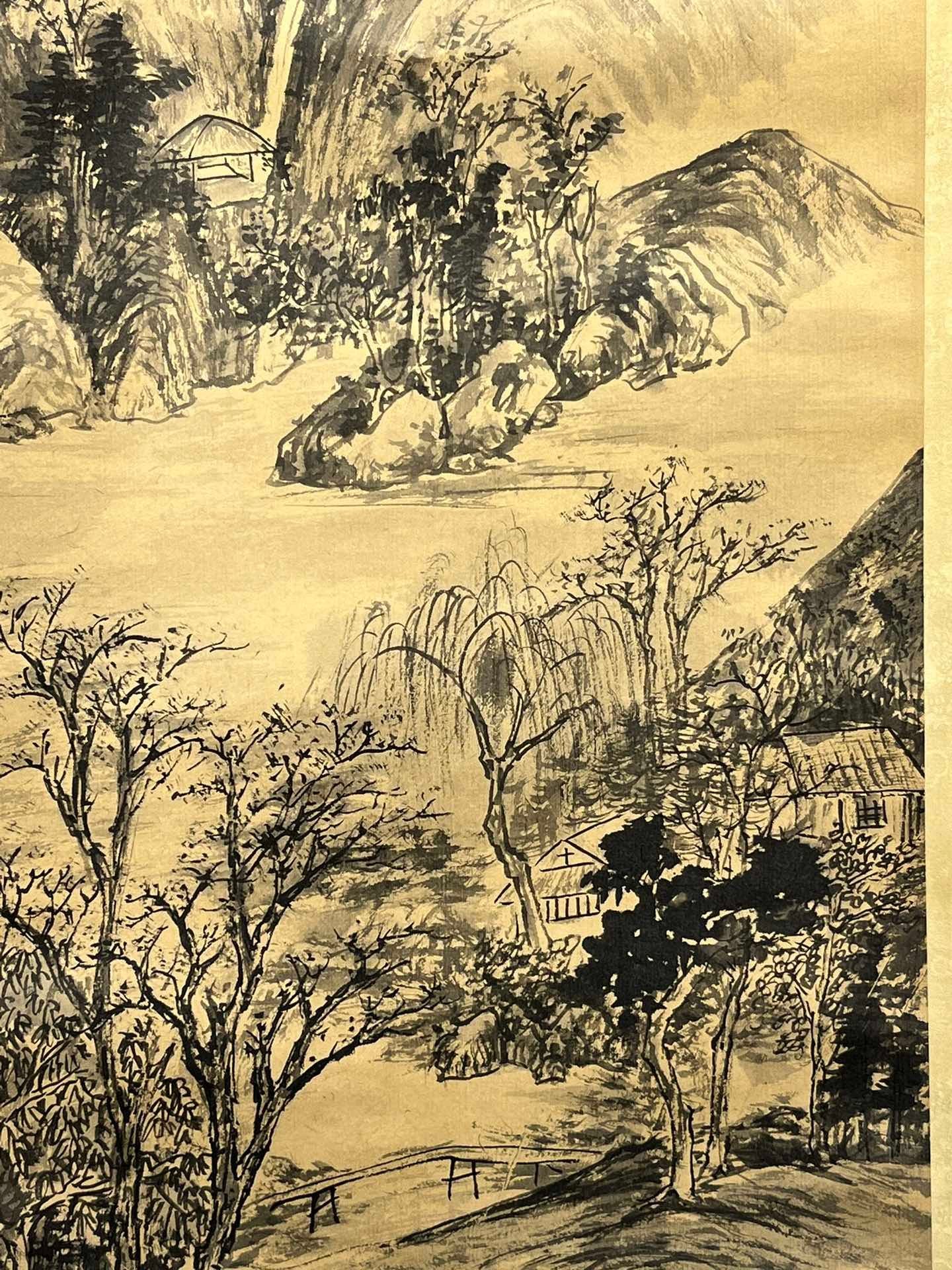 Chinese scroll painting Feng Chaoran