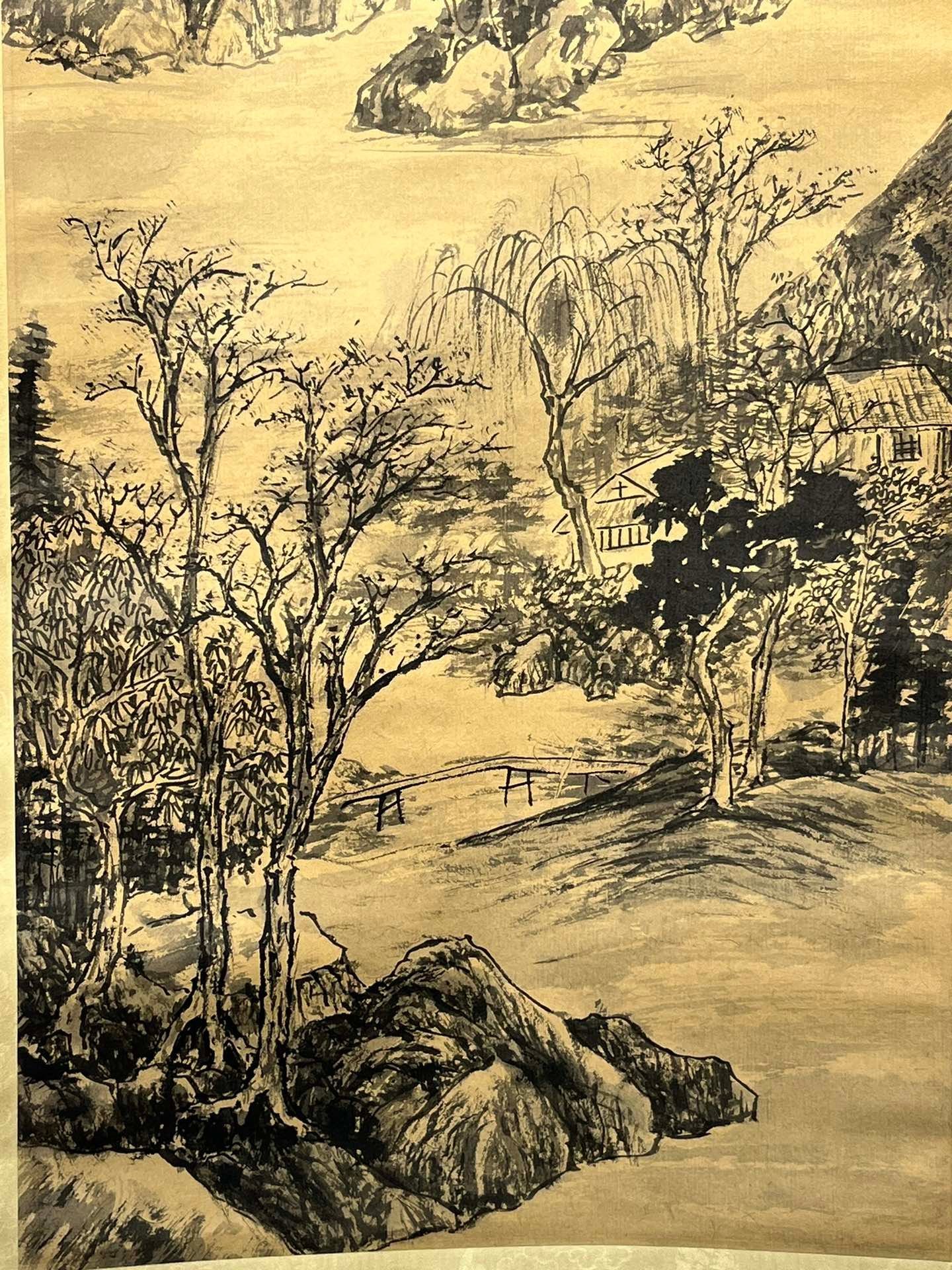 Chinese scroll painting Feng Chaoran