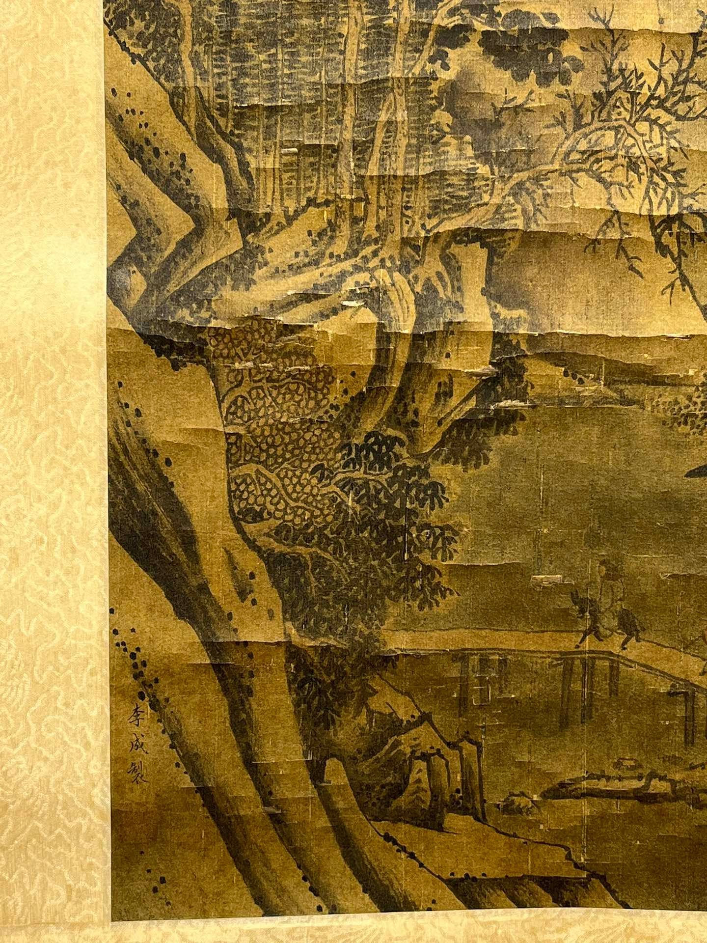 Chinese scroll painting Li Cheng