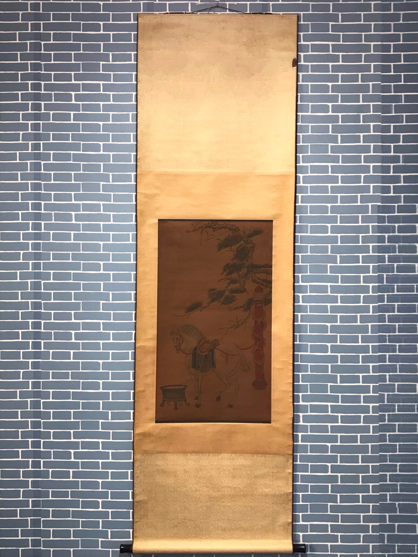 Chinese scroll painting Giuseppe