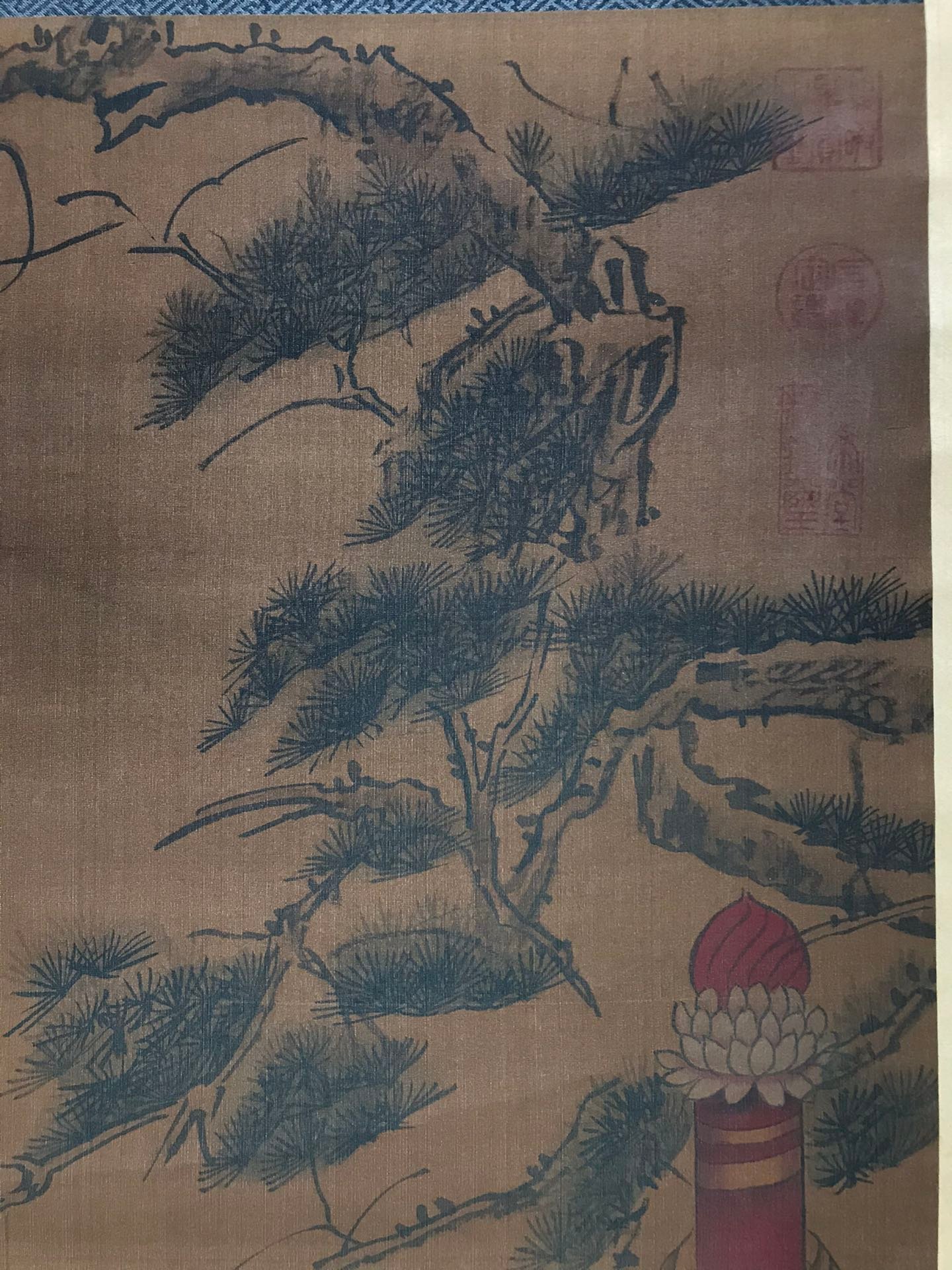 Chinese scroll painting Giuseppe