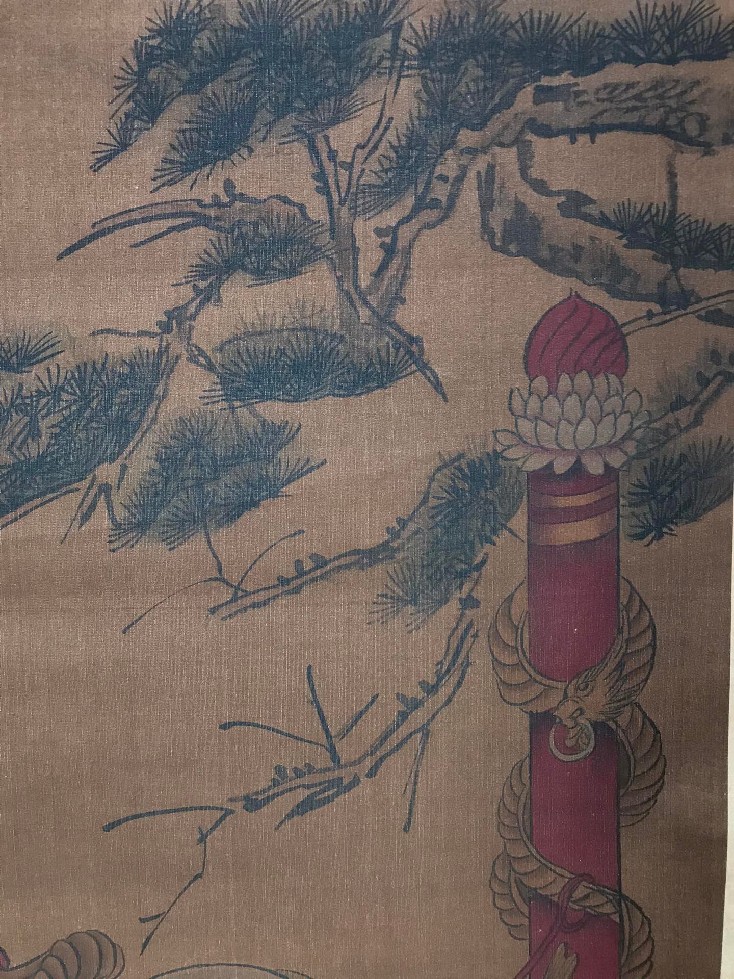 Chinese scroll painting Giuseppe