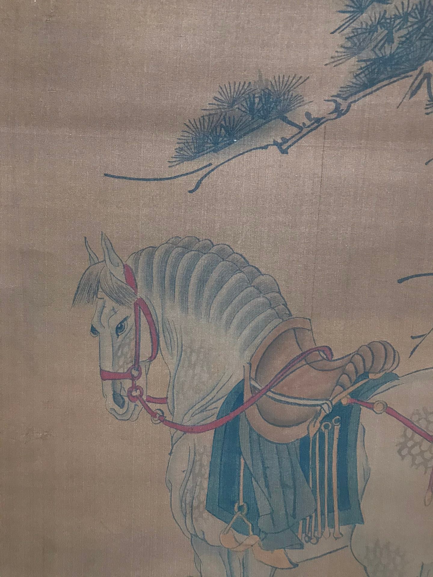 Chinese scroll painting Giuseppe
